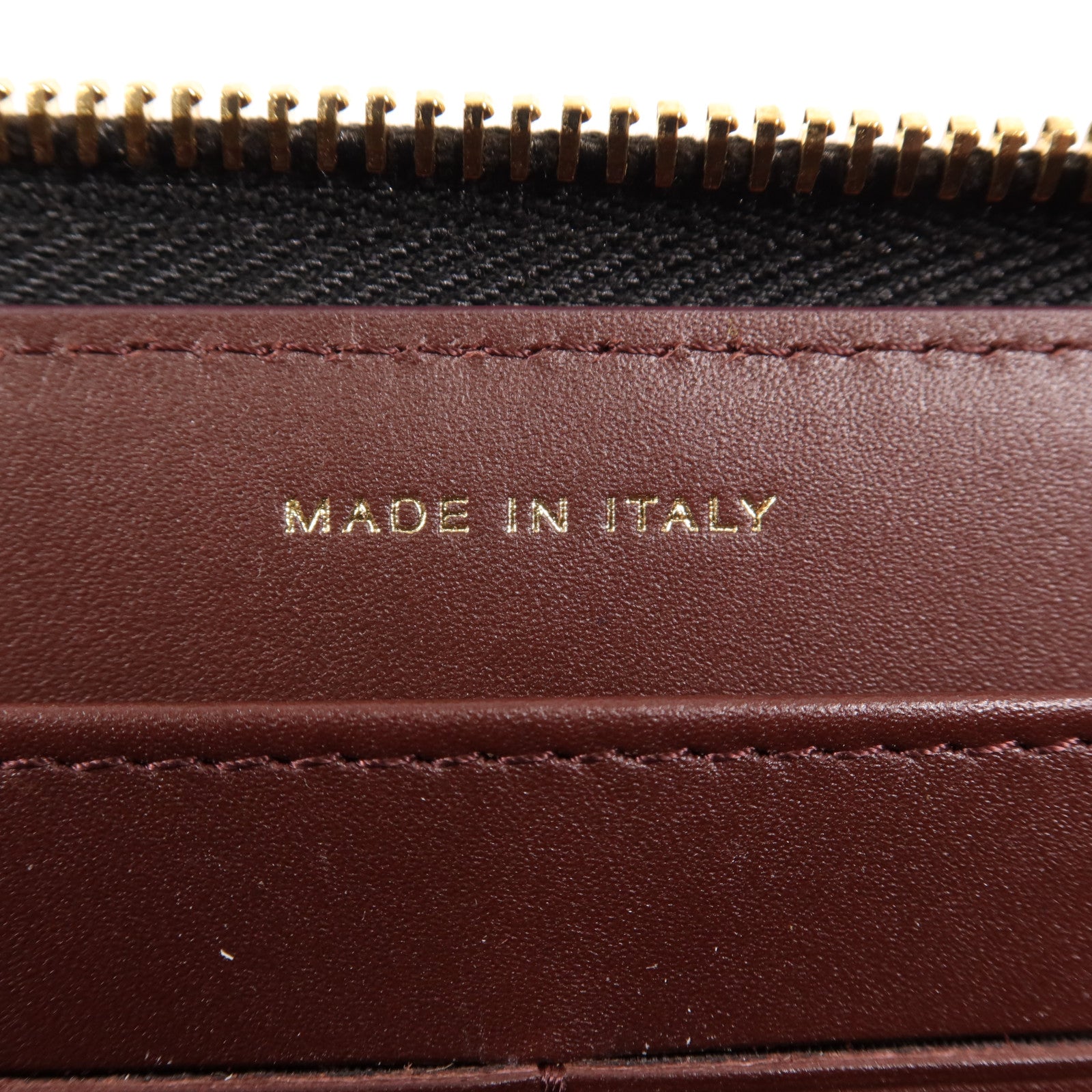 CHANEL 牛皮皮革Long Wallet金扣長錢包