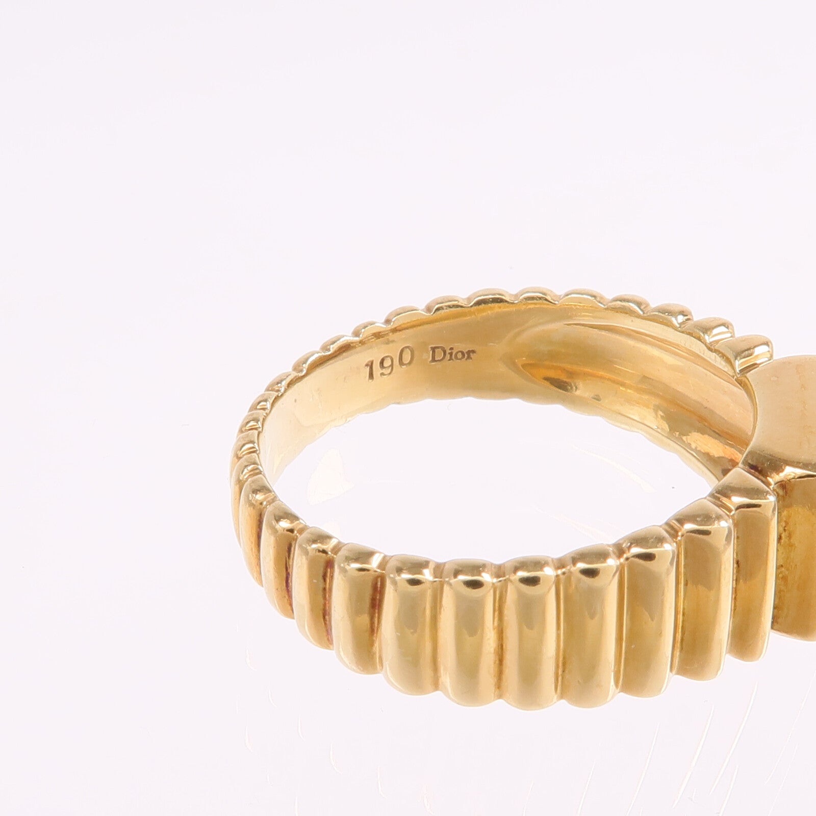 Dior 18K黃金Diamond Ring鑽石戒指US#6.75