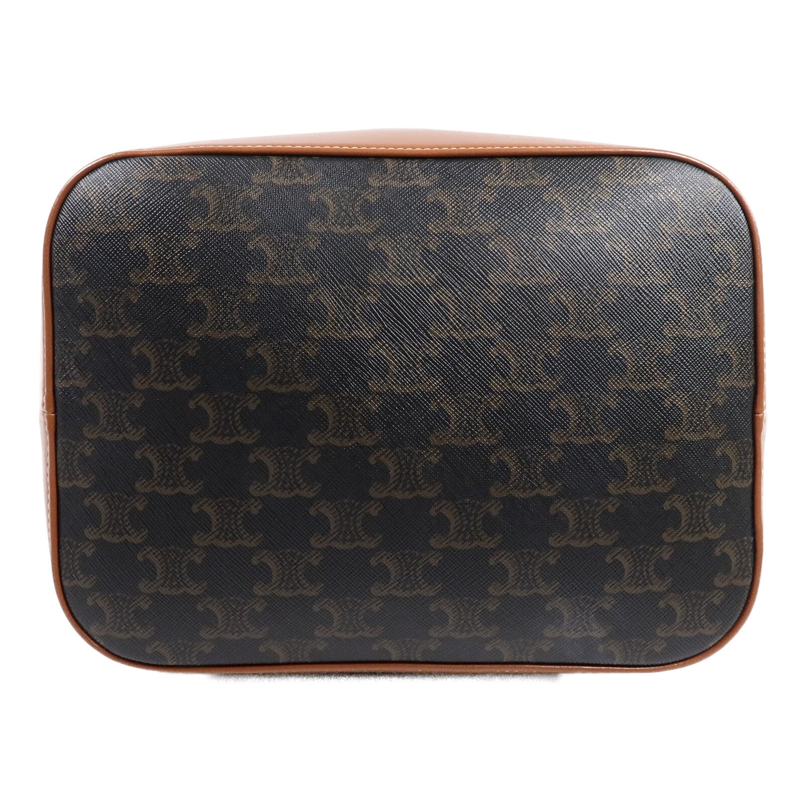 CELINE 塗層帆布Triomphe Bucket Medium肩背袋