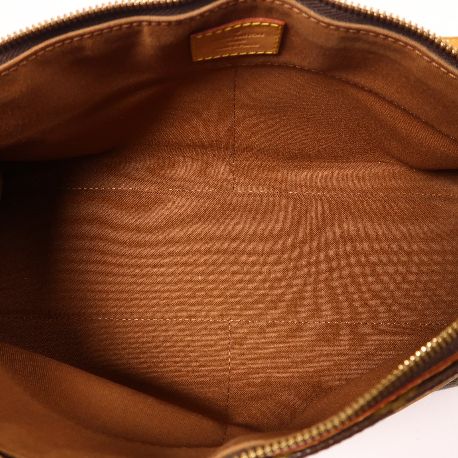 LOUIS VUITTON Monogram Popincourt Long金扣肩背袋棕色