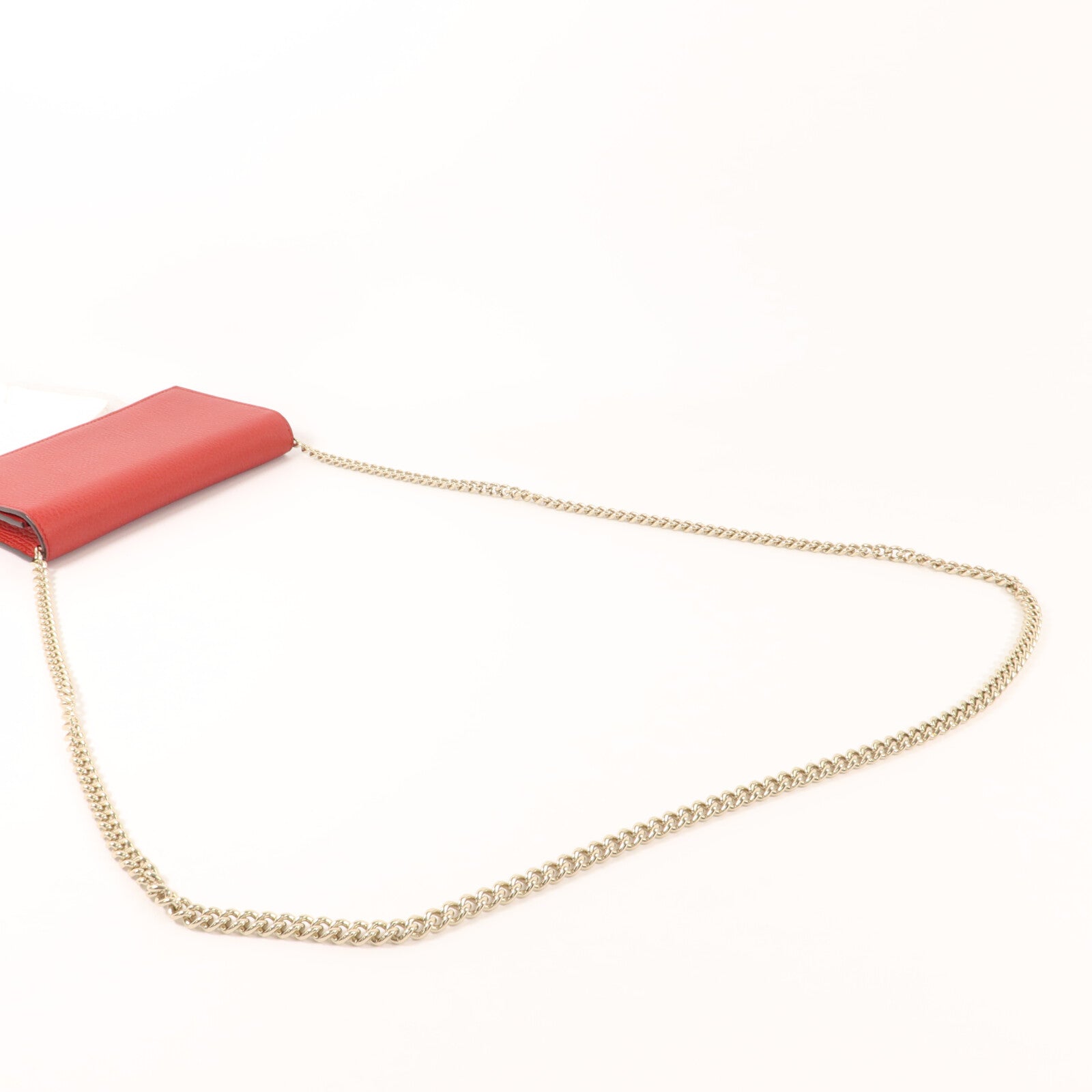 GUCCI 牛皮皮革Chain Shoulder Bag鏈帶肩背袋