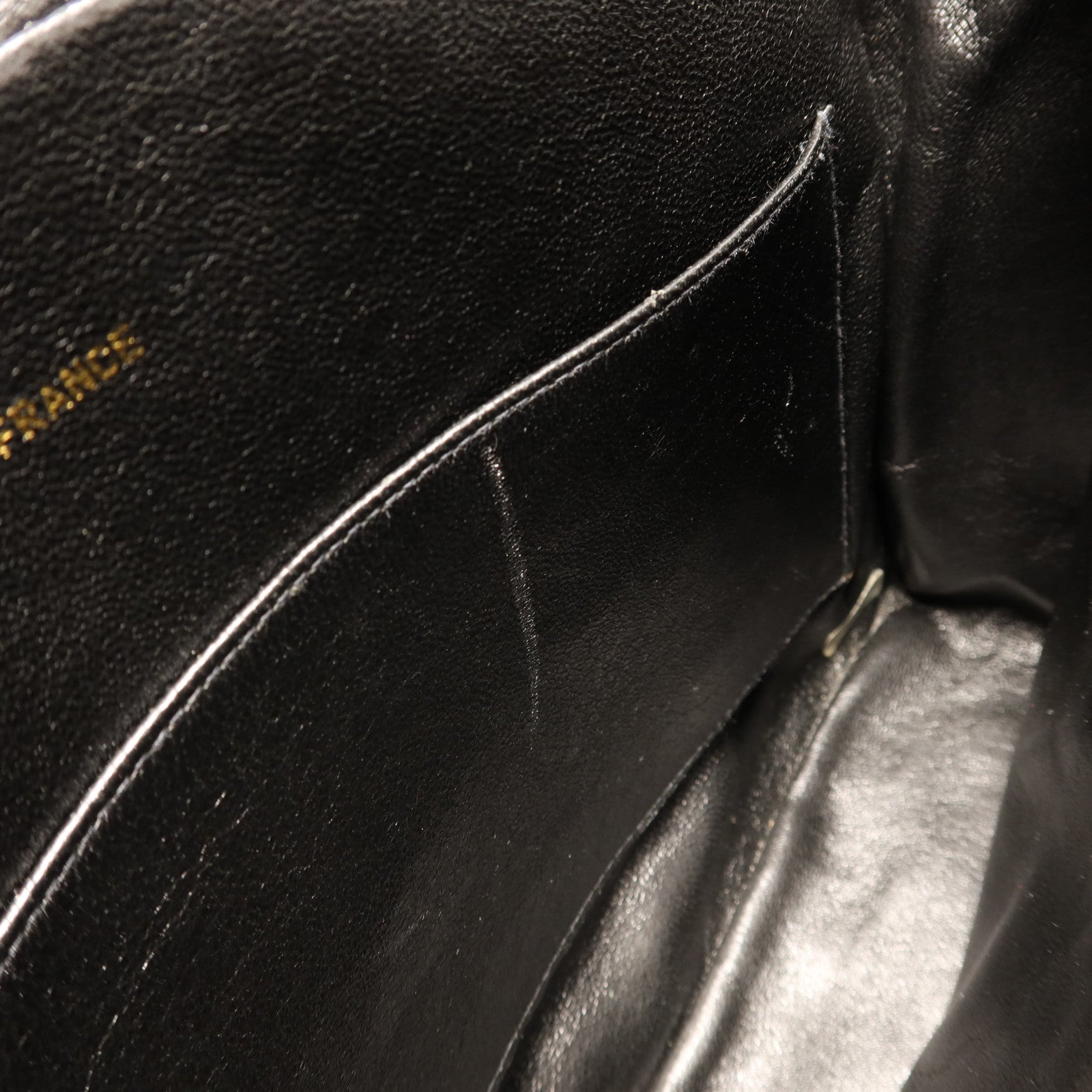 CHANEL 羊皮皮革Chain Shoulder金扣鏈帶肩背袋