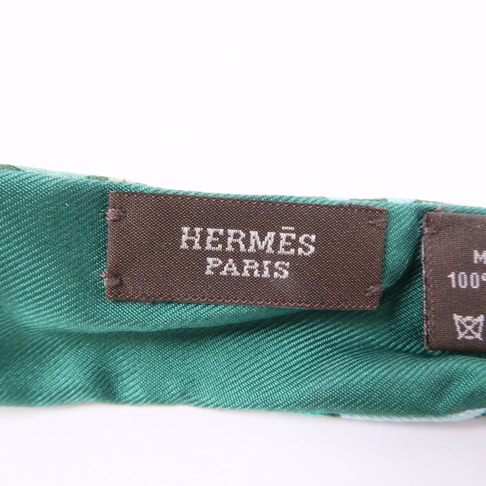 HERMES 絲質Long Twilly絲巾