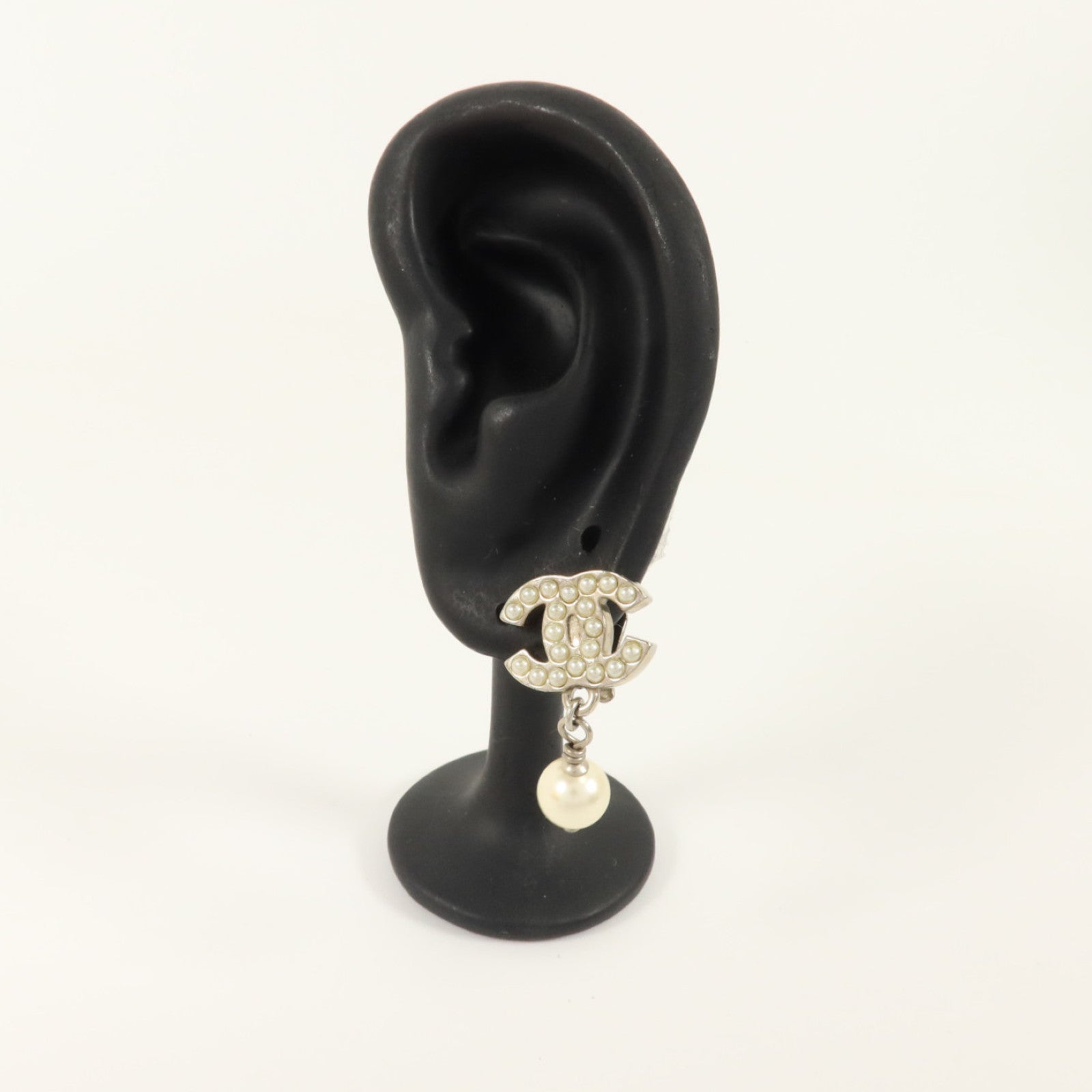 CHANEL PVC/金屬Clip-On Earrings耳環