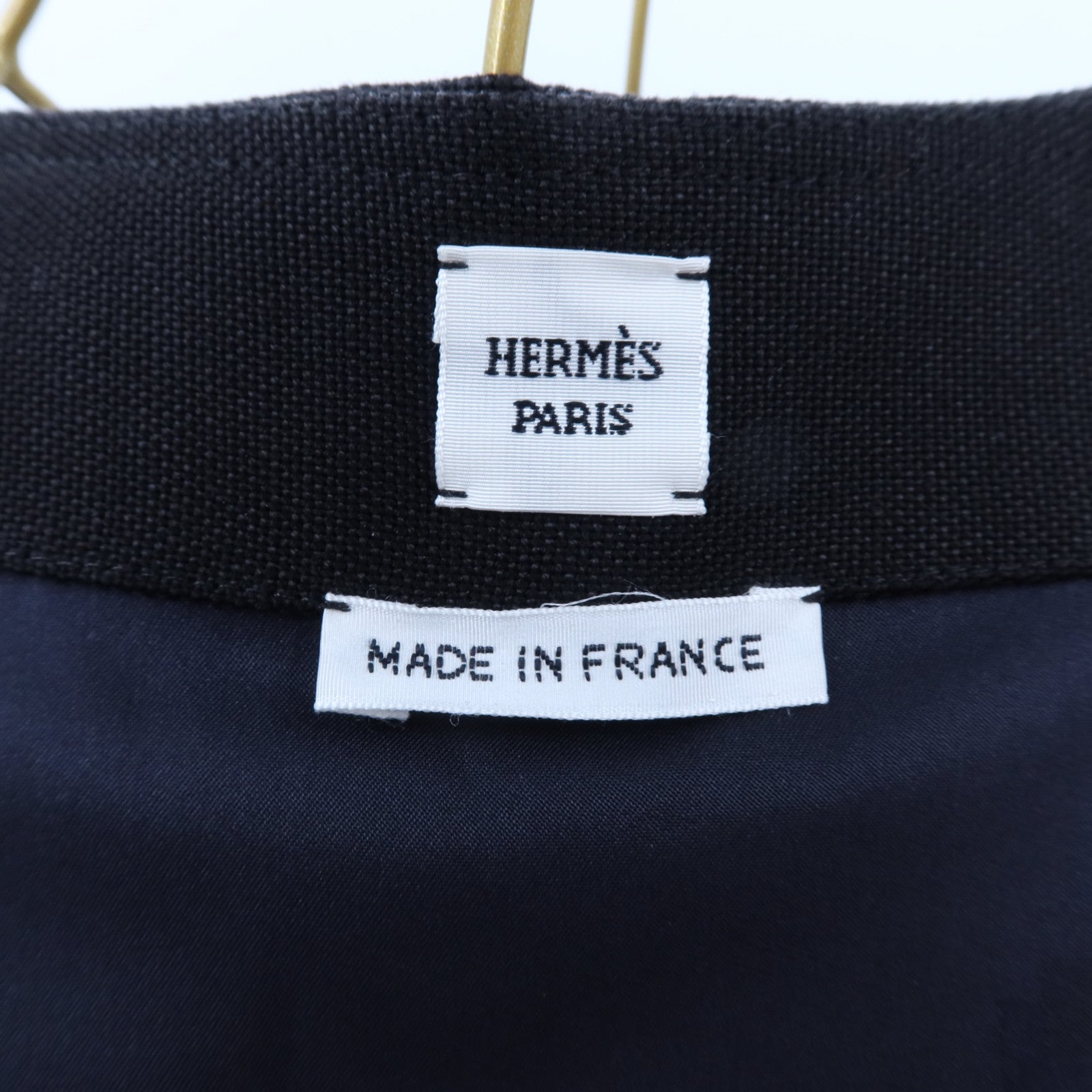 HERMES Chanvre/Cotton Chaine d'Ancre Long Vest上衣