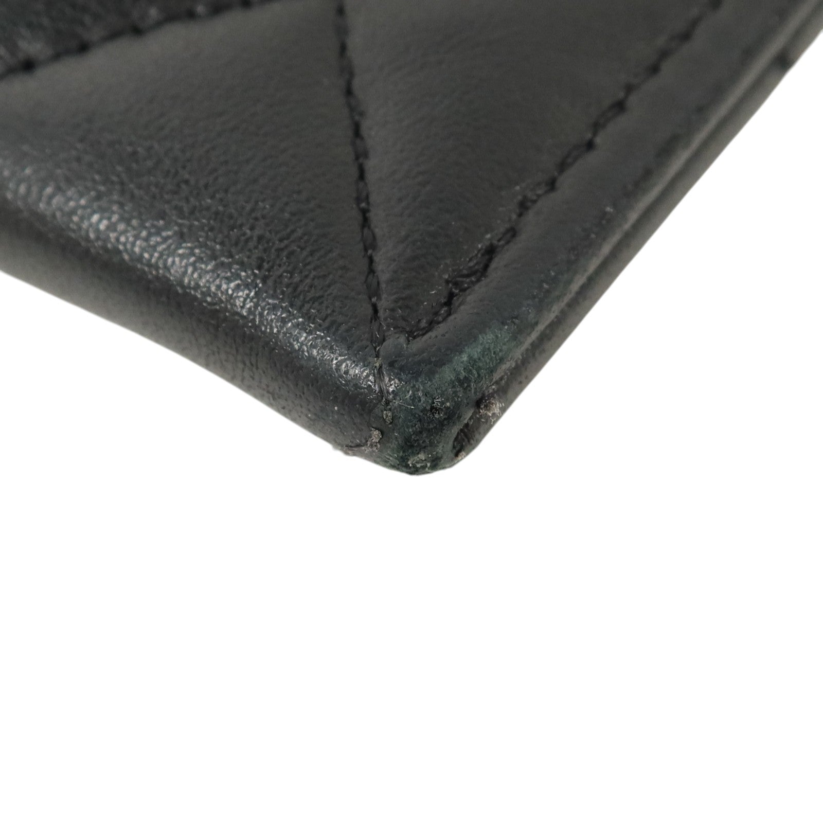 CHANEL 羊皮皮革Boy Chanel Zipper Long Wallet金扣長錢包