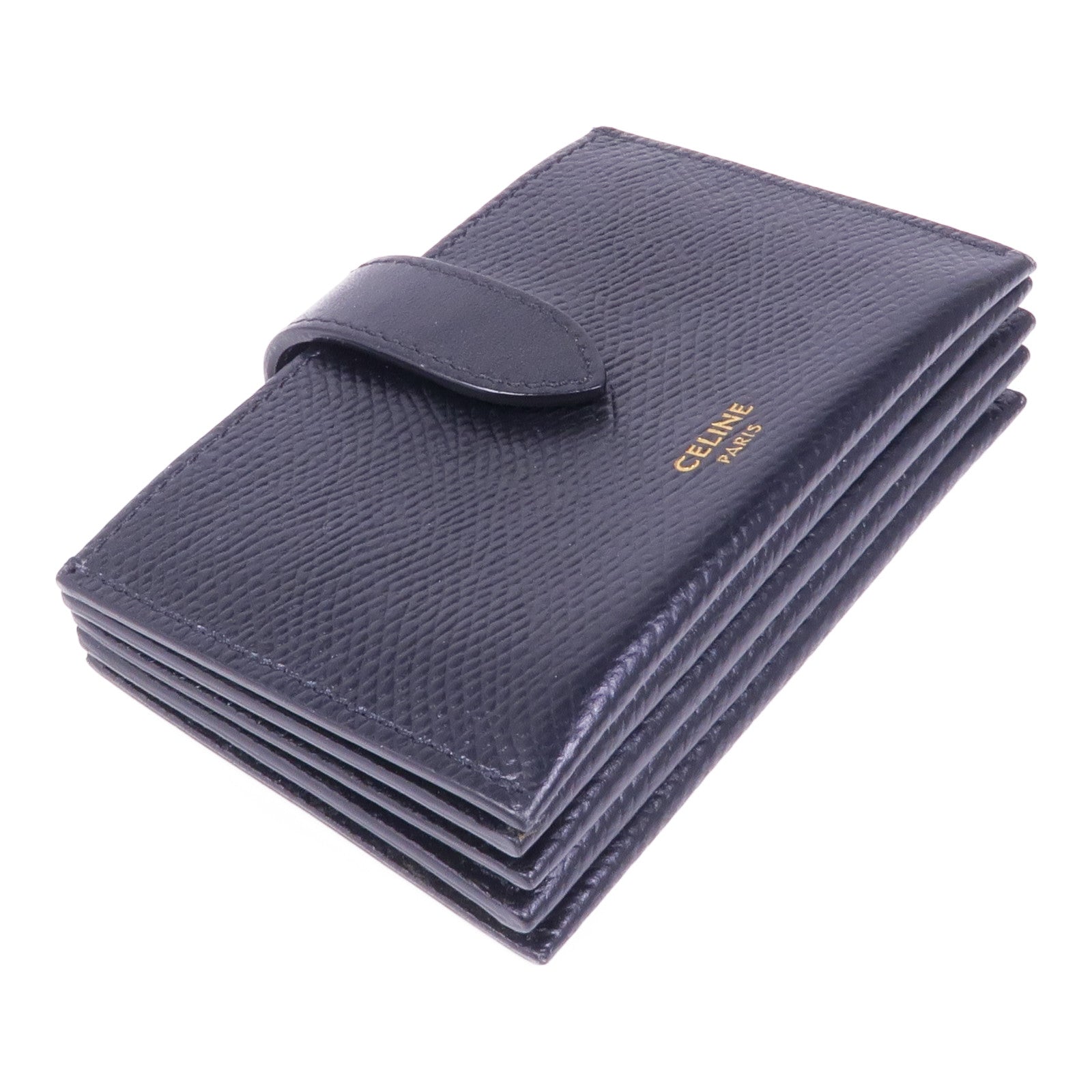 CELINE 牛皮皮革Card Case金扣卡片套