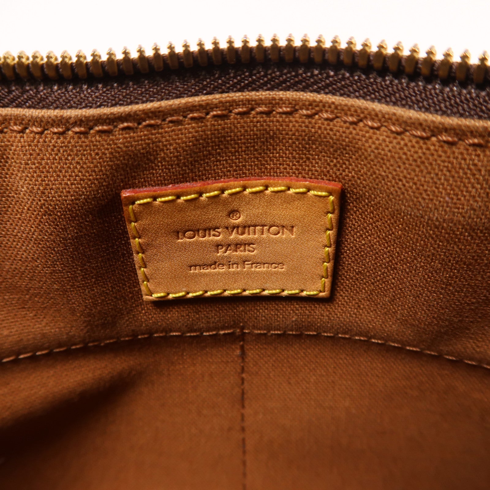 LOUIS VUITTON Monogram Popincourt Long金扣肩背袋棕色