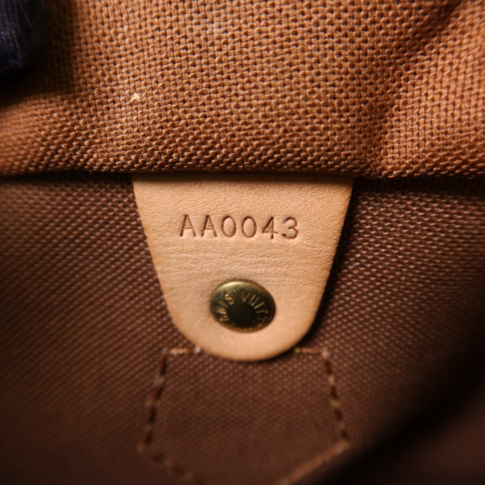 LOUIS VUITTON Monogram Speedy 30金扣手挽袋