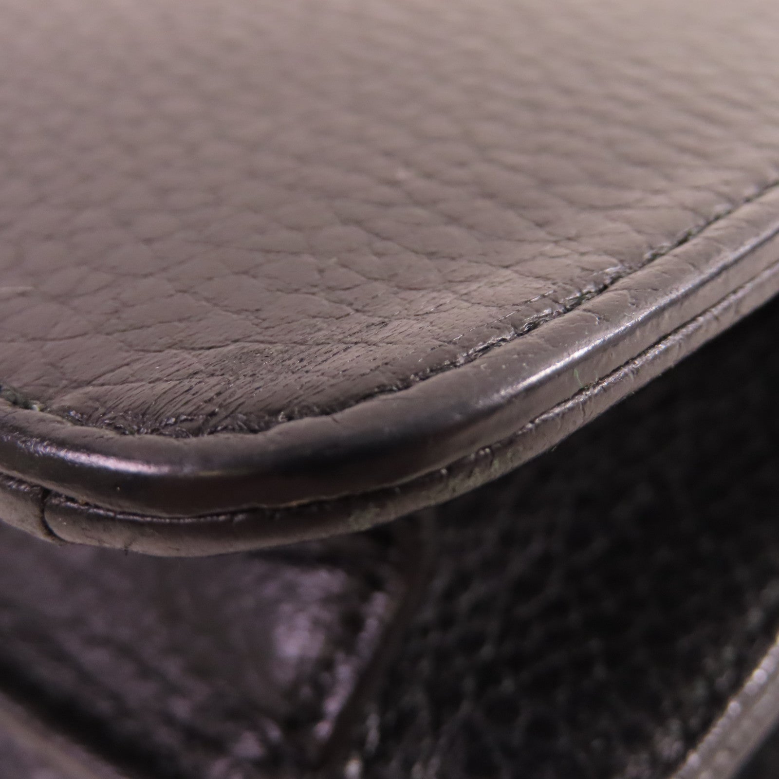 GUCCI 【激減優惠】牛皮皮革Interlocking GG Chain Shoulder Bag金扣鏈帶肩背袋黑色