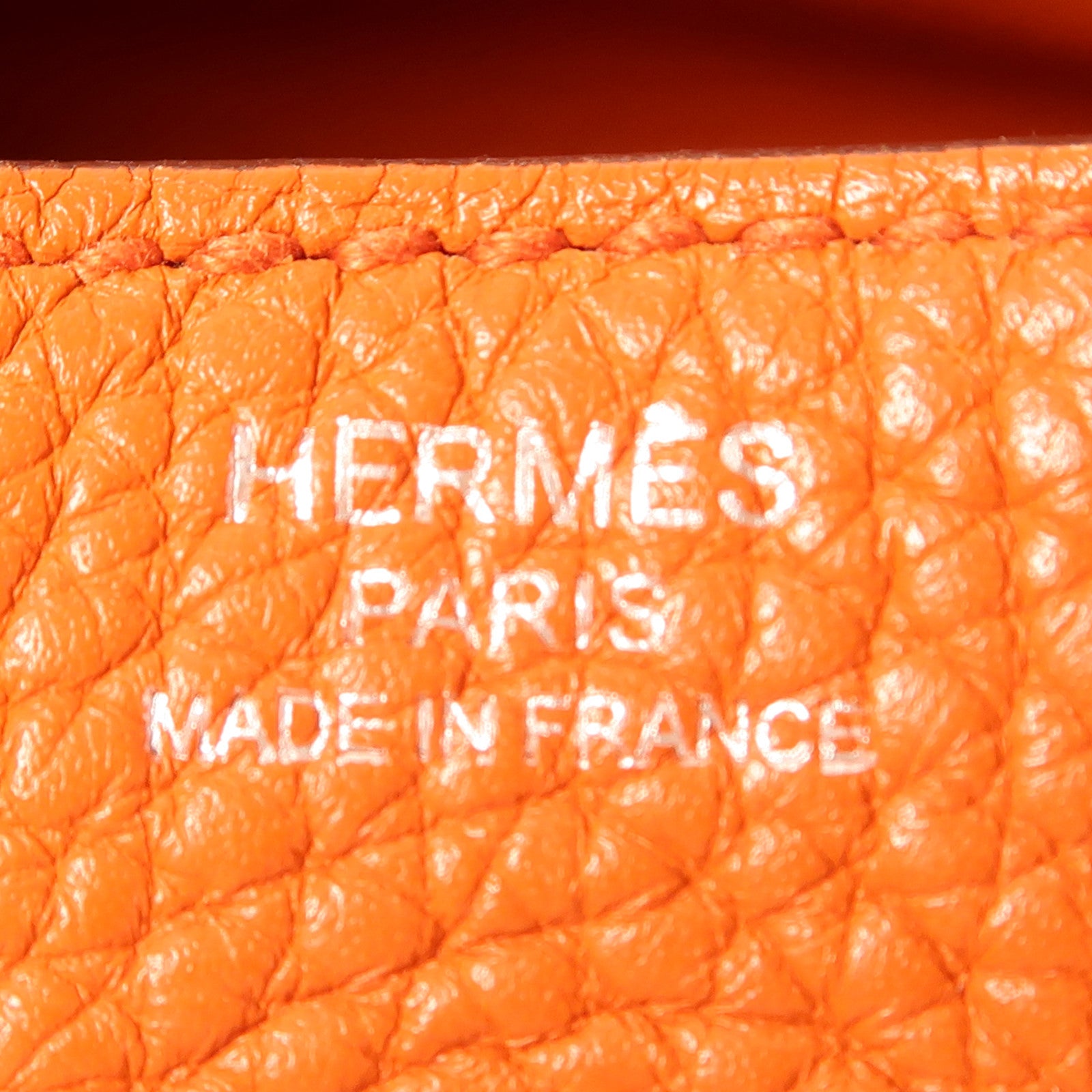 HERMES 【激減優惠】Clemence皮革Lindy 26銀扣手挽肩背兩用袋93 Orange/經典橘