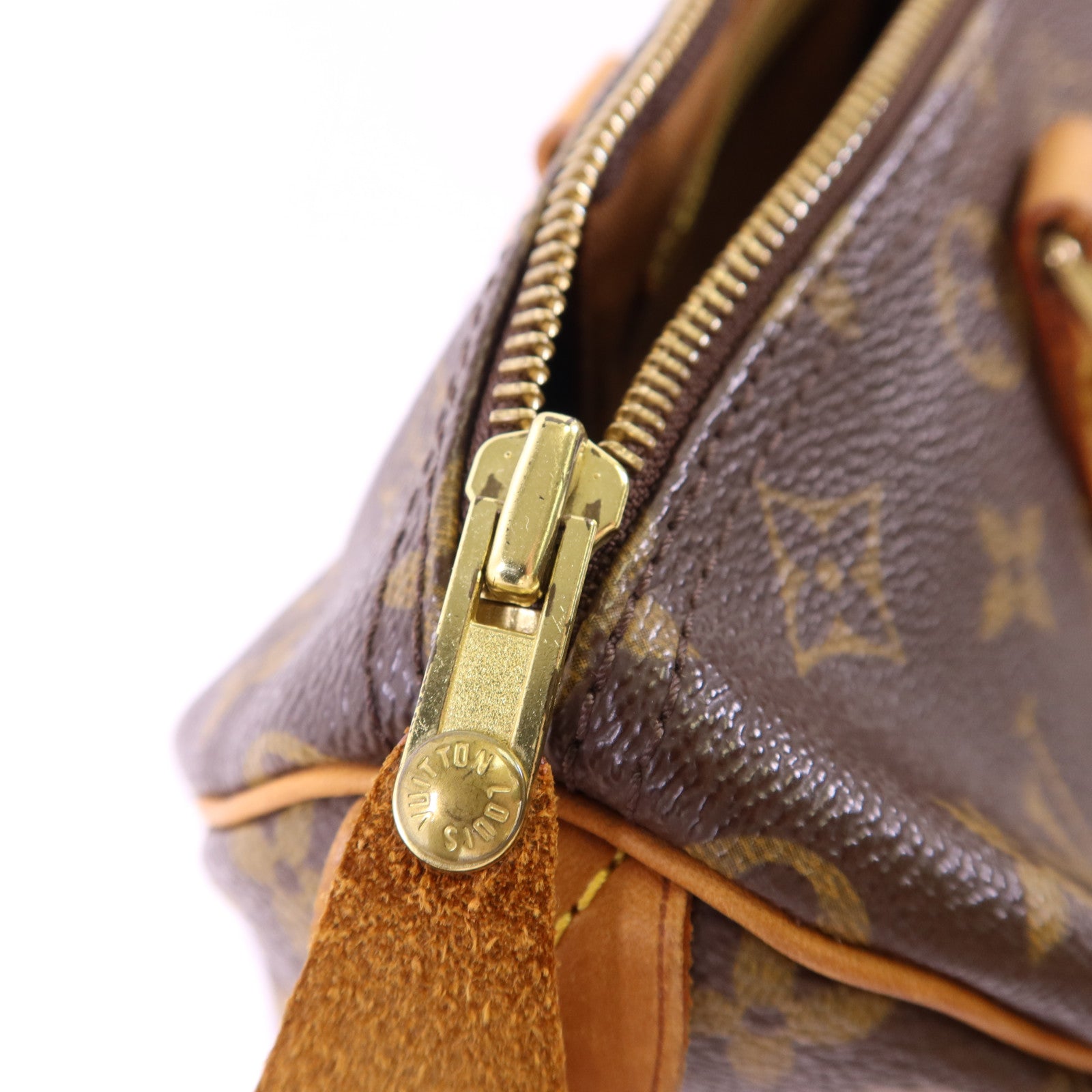 LOUIS VUITTON Monogram Speedy 30金扣手挽袋
