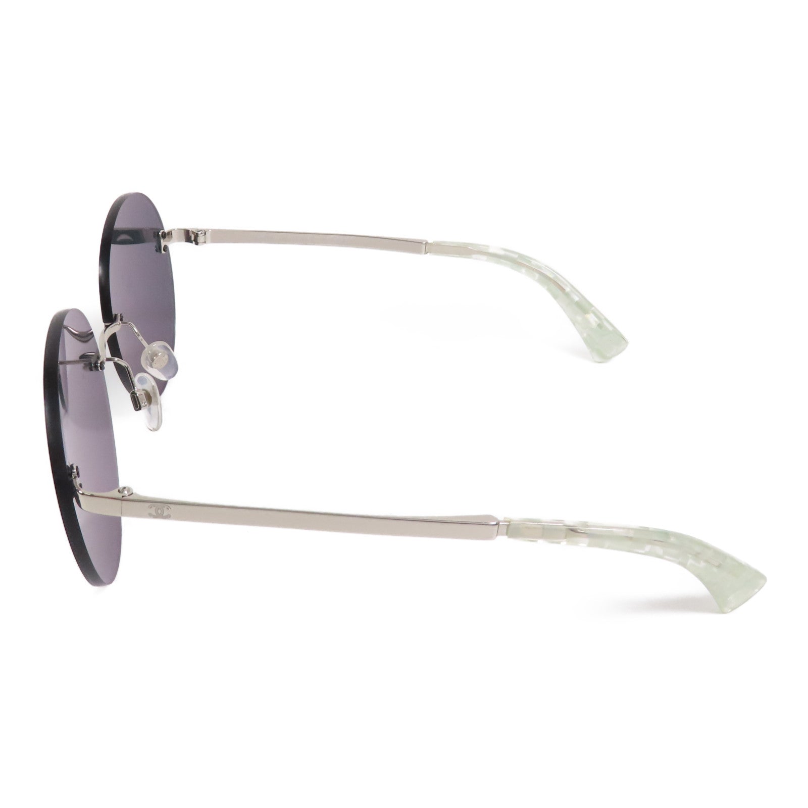 CHANEL 金屬/PVC Sunglass太陽眼鏡