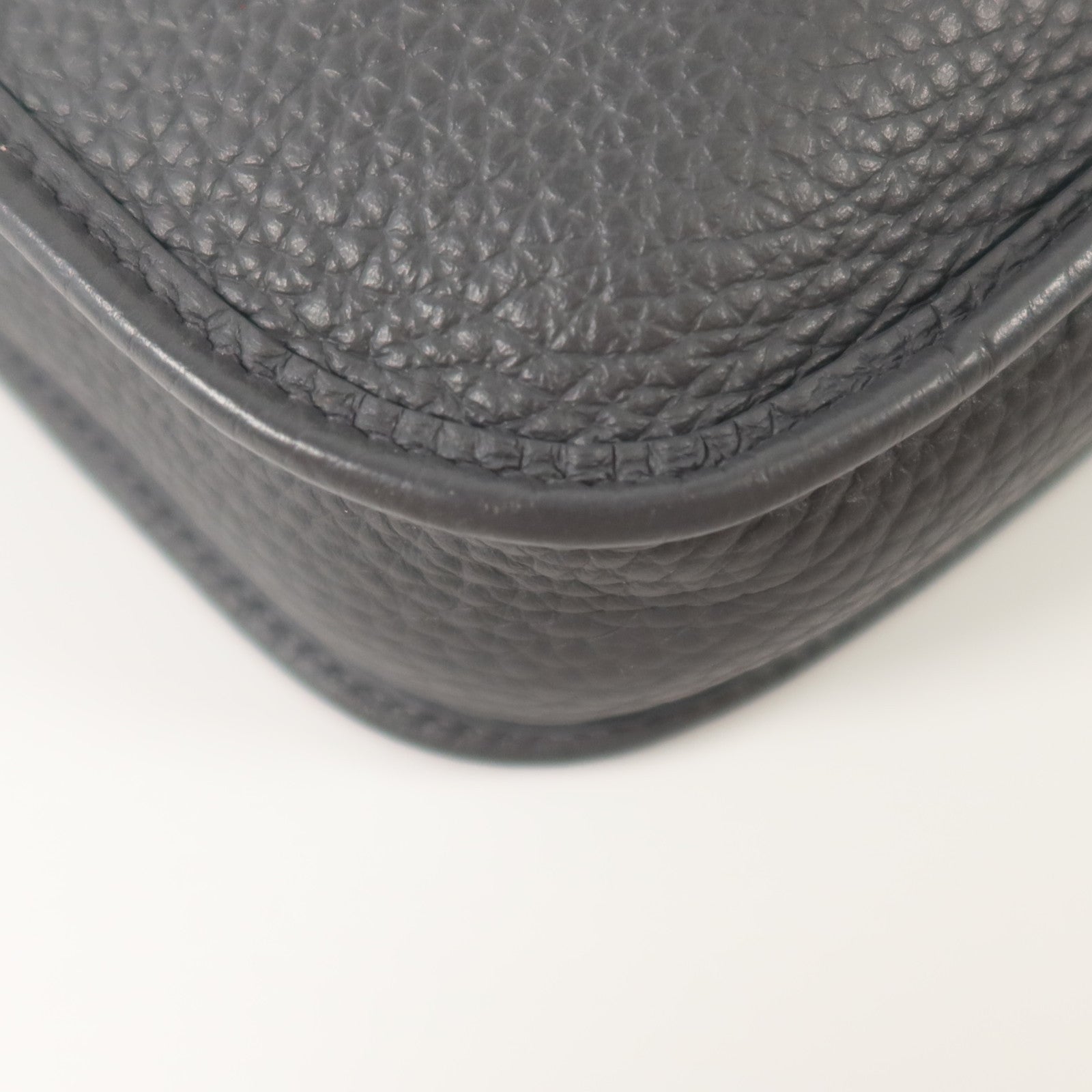 HERMES Clemence皮革Evelyne TPM銀扣肩背袋Gris Misty