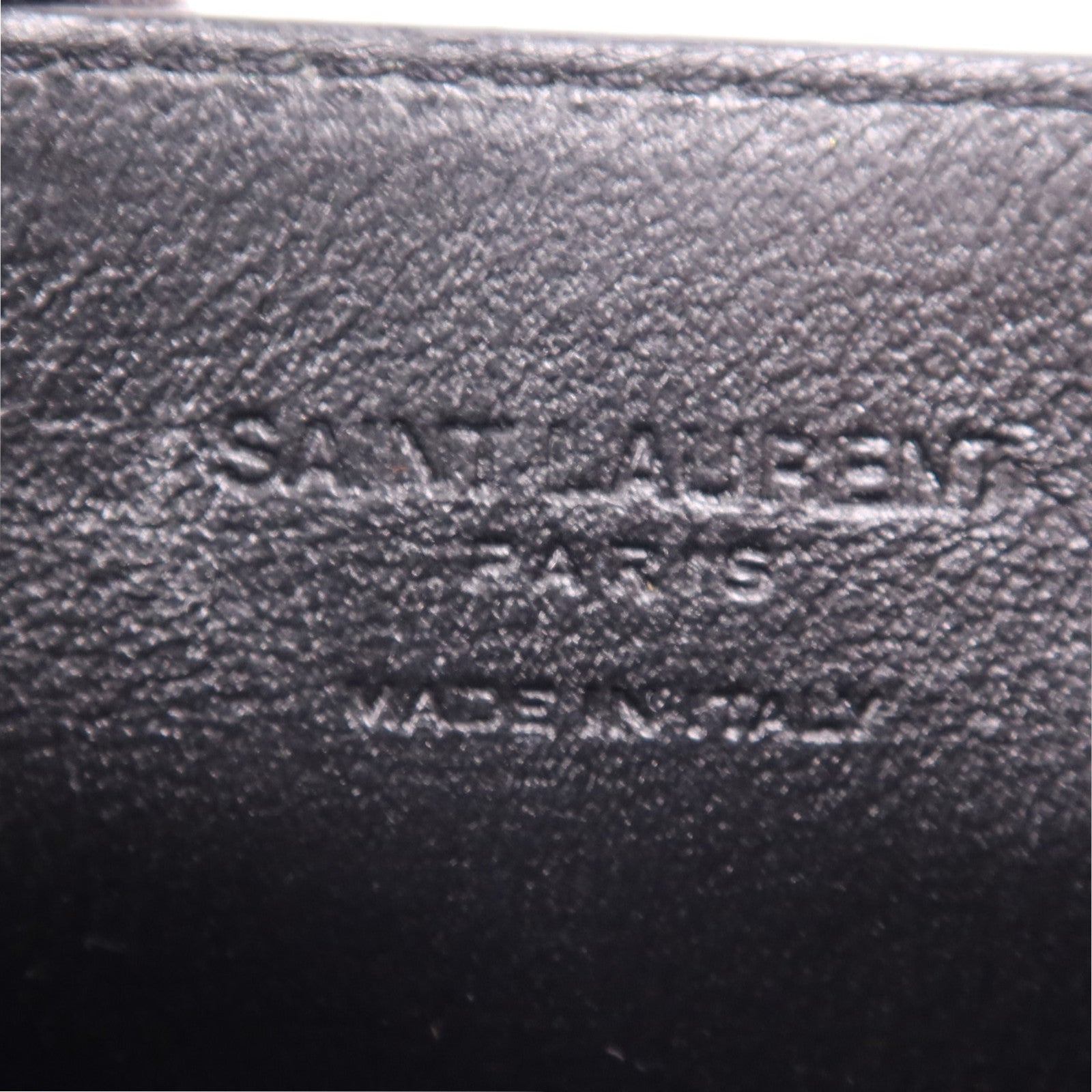 SAINT LAURENT 牛皮皮革Bill Clip with Card Case銀扣卡片套