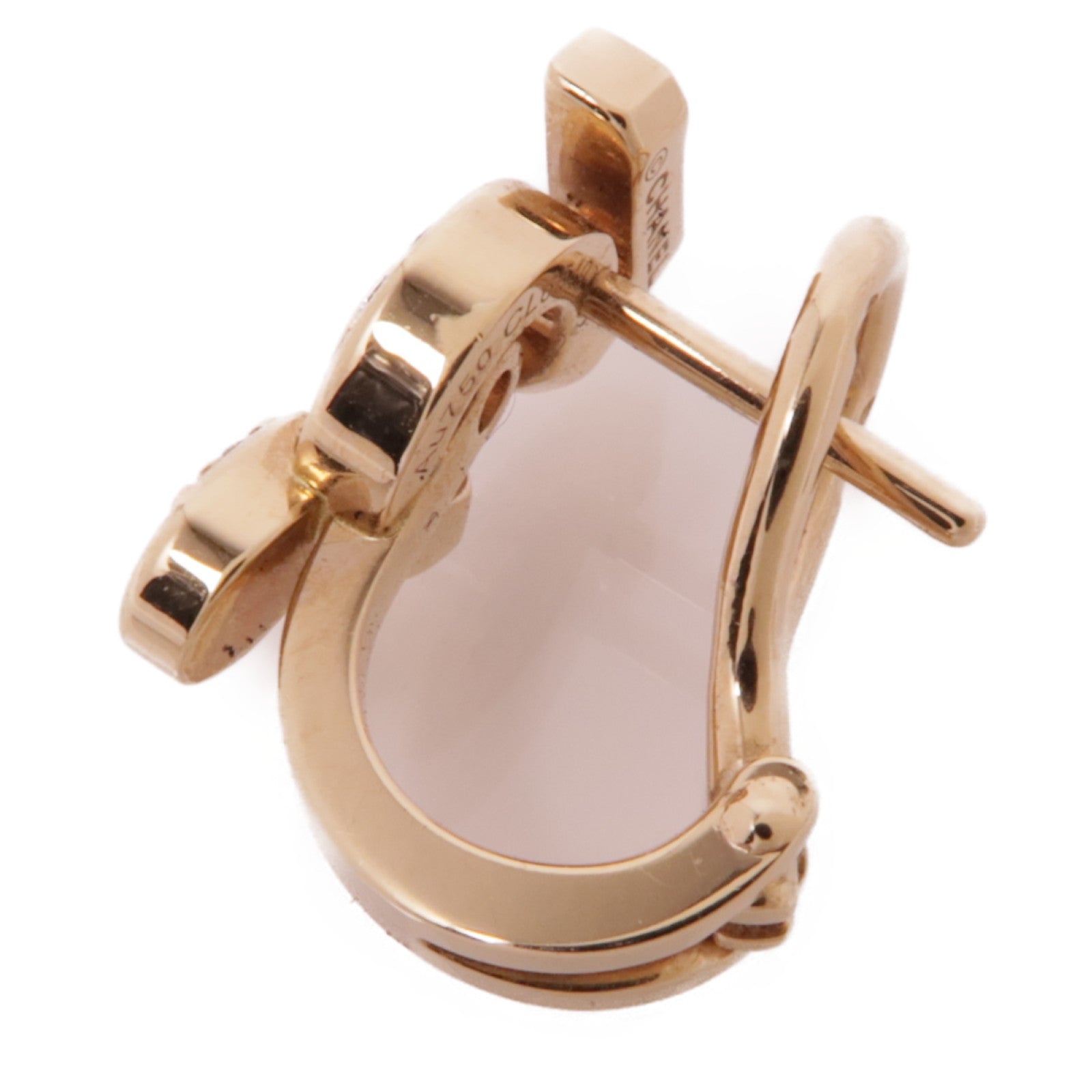 CHANEL 18K黃金Eternal N5耳環