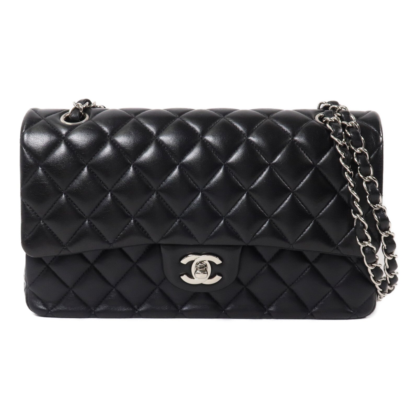 CHANEL 羊皮皮革Classic 25鏈帶肩背袋