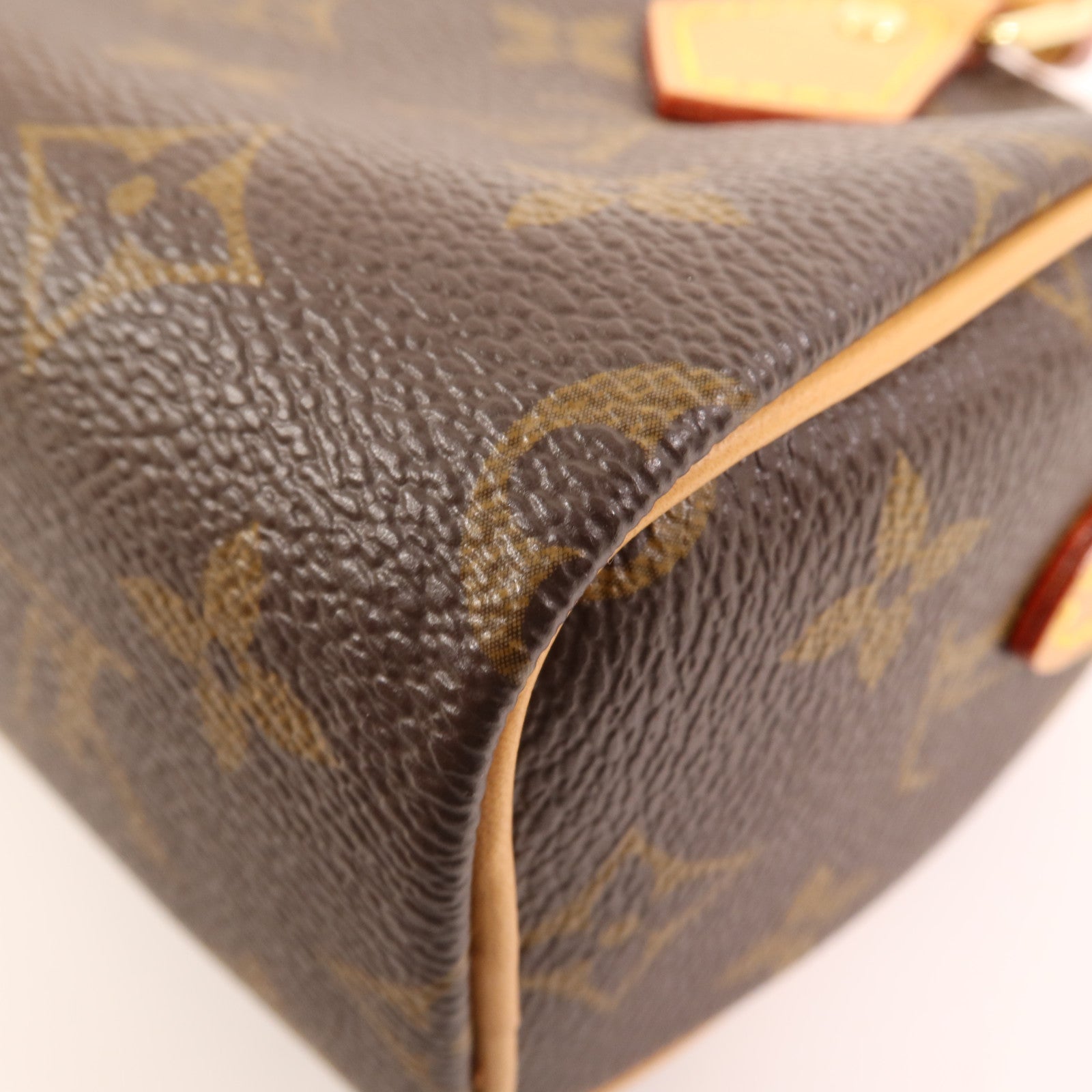 LOUIS VUITTON Monogram Nano Speedy金扣手挽肩背兩用袋