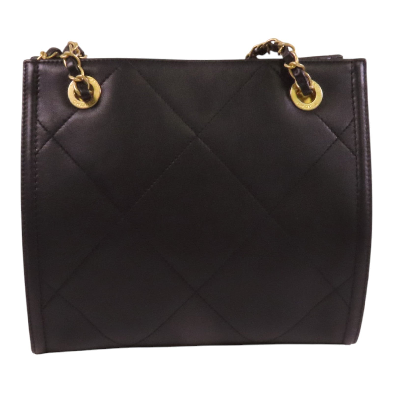 CHANEL 羊皮皮革Matelasse金扣鏈帶肩背袋