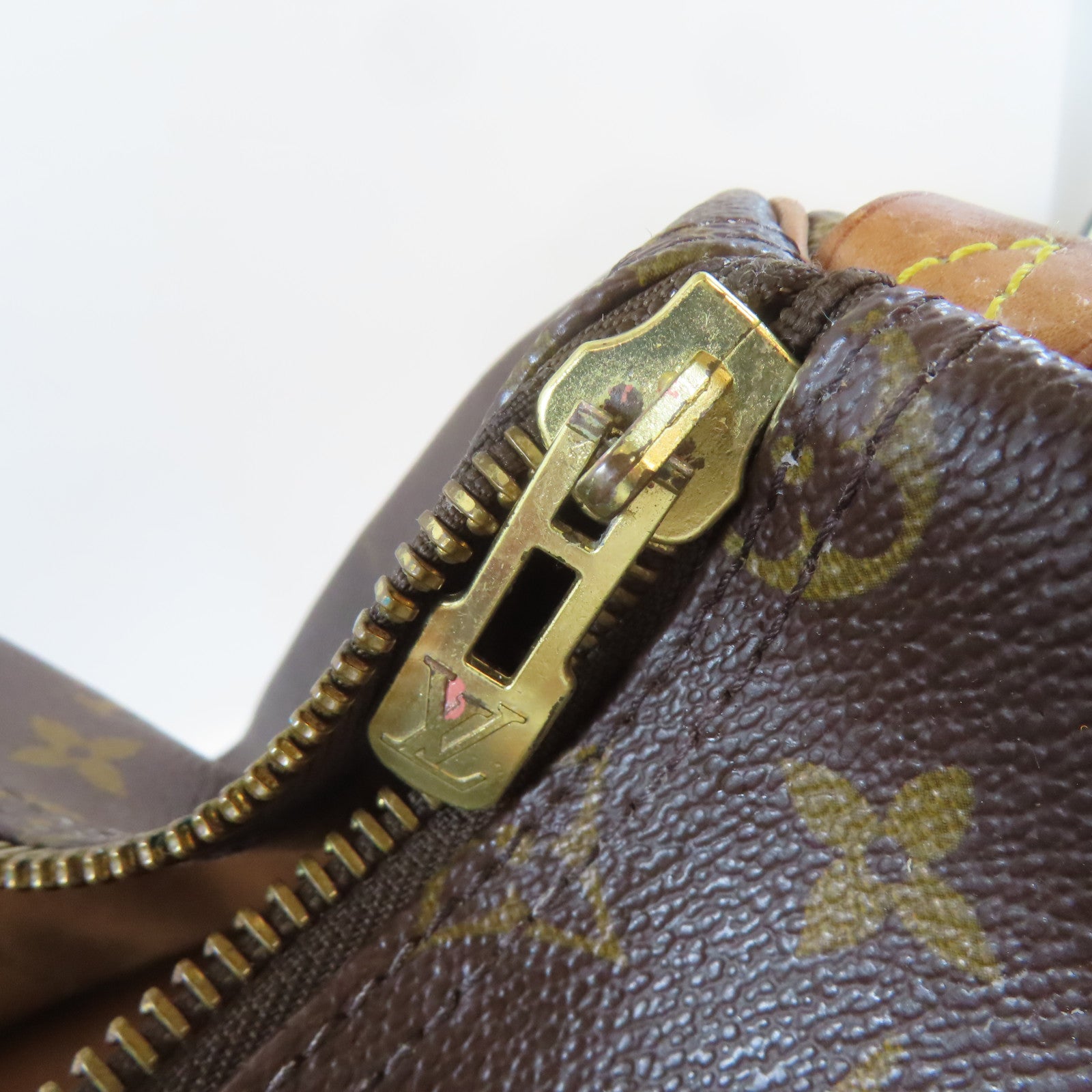 LOUIS VUITTON Monogram Keepall 50金扣手挽袋啡色