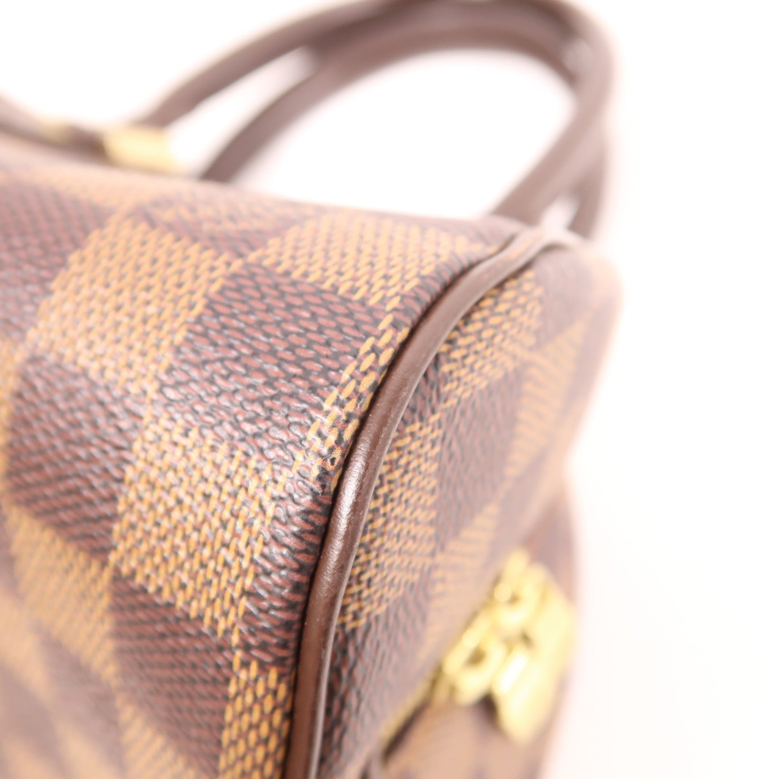 LOUIS VUITTON 【激減優惠】Damier Rivera金扣手挽袋啡色