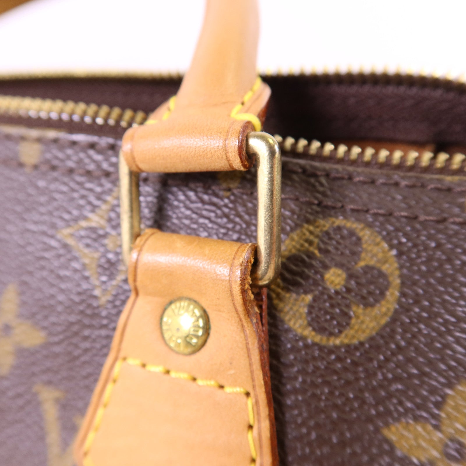 LOUIS VUITTON Monogram Speedy 30金扣手挽袋