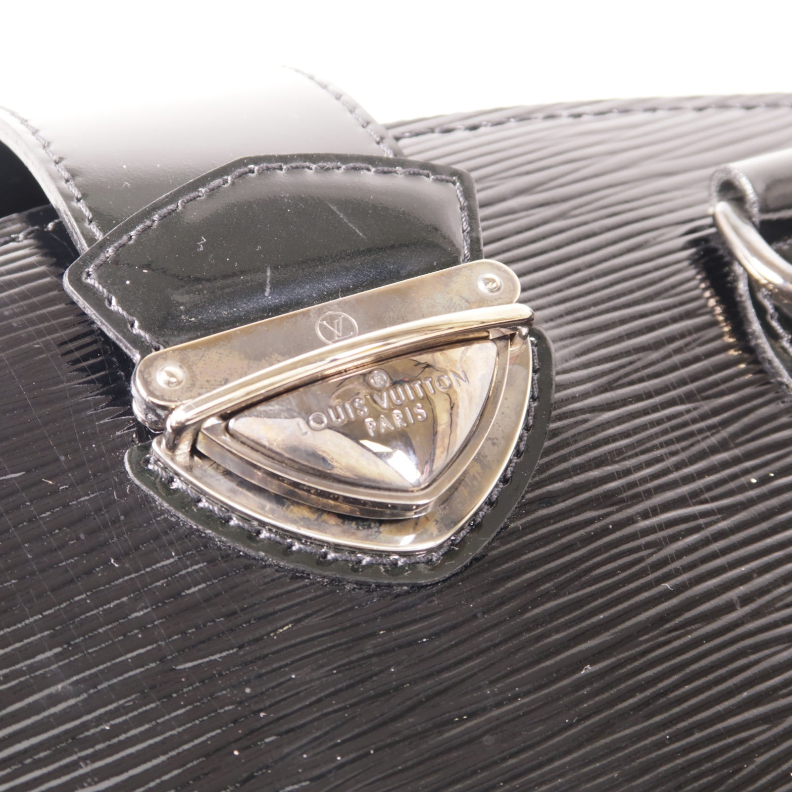 LOUIS VUITTON Epi Pont Neuf GM銀扣手挽袋