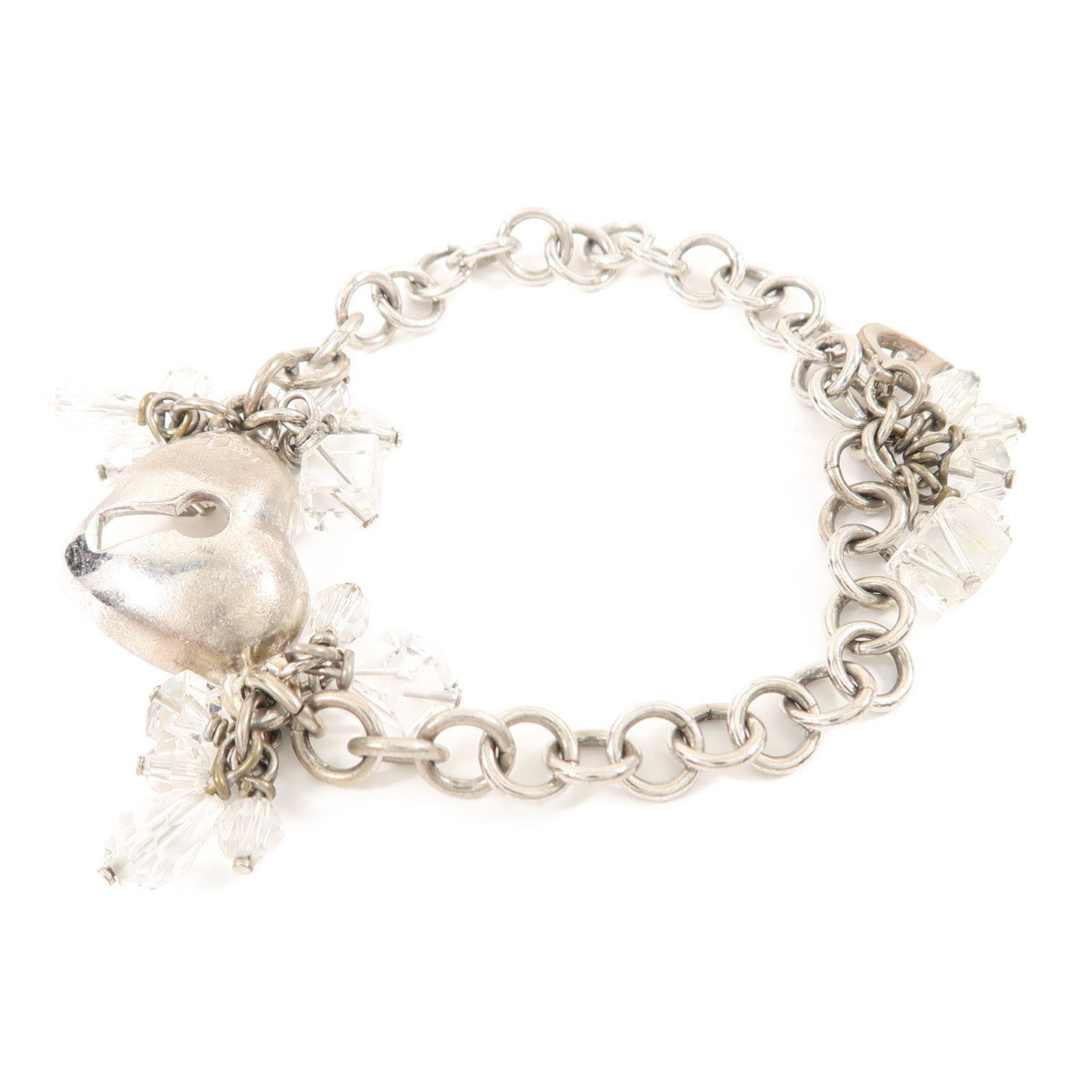 Dior PVC/金屬Bracelet手鏈銀色