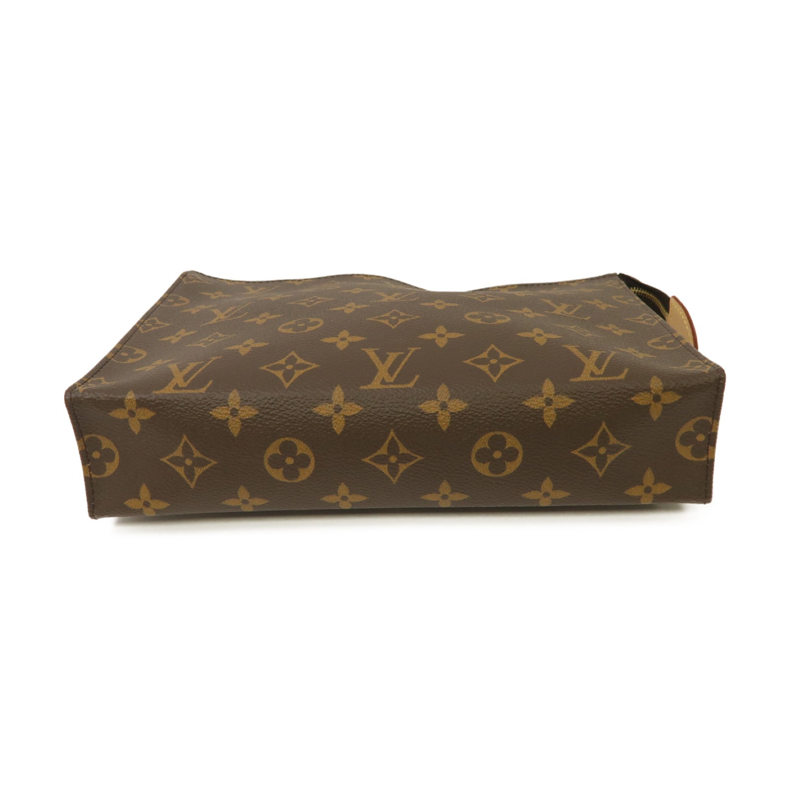LOUIS VUITTON Monogram Toiletry金扣手拿包啡色