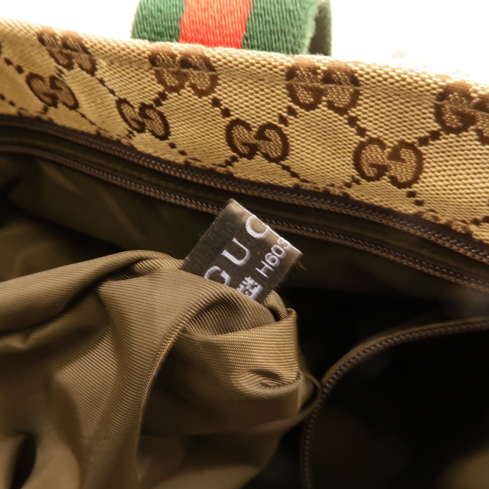 GUCCI 帆布Tote Bag肩背袋