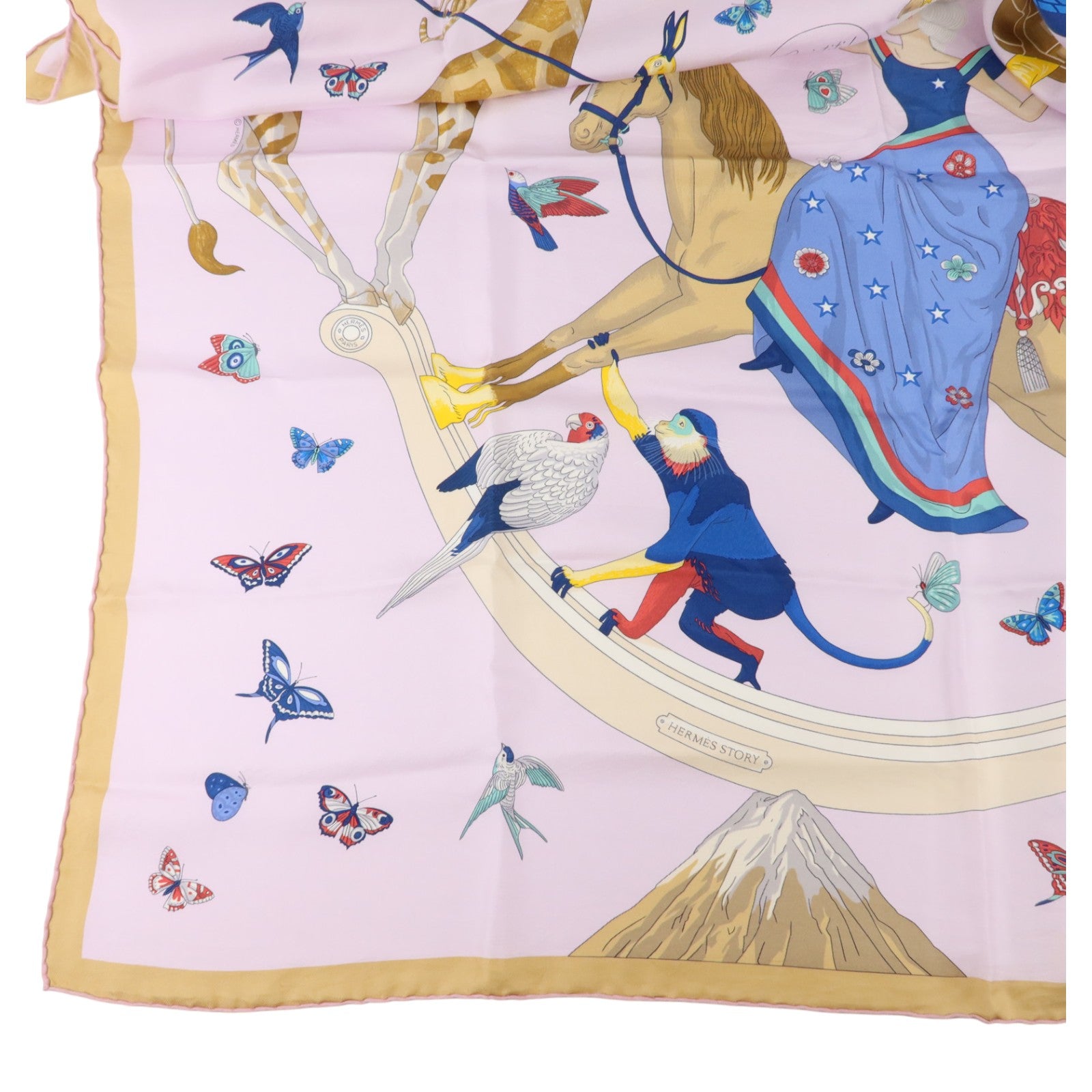 HERMES 絲質Scarf 90X90絲巾