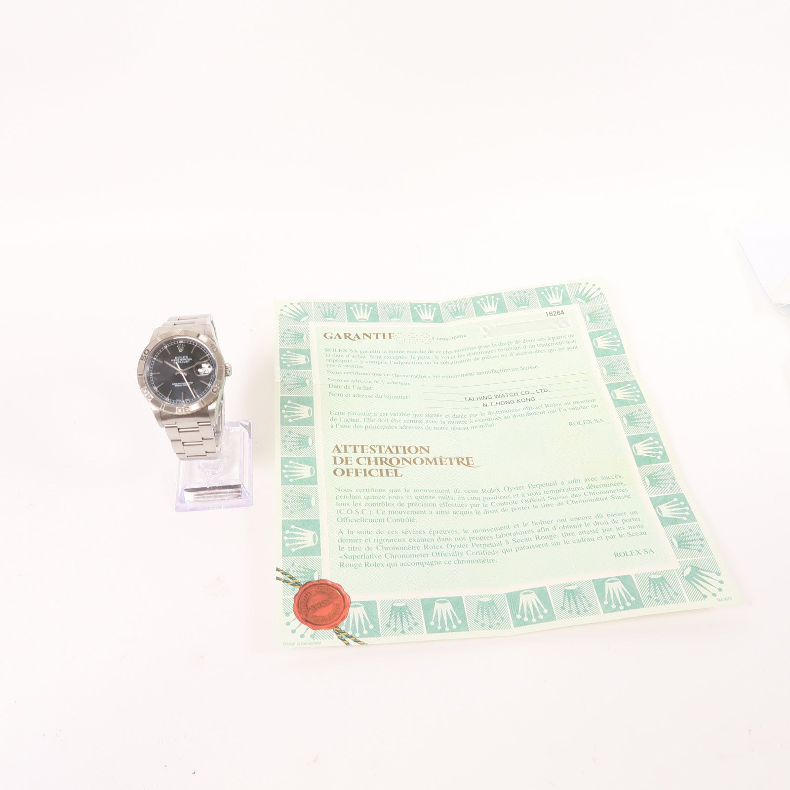 ROLEX Datejust不鏽鋼手錶自動機芯黑色