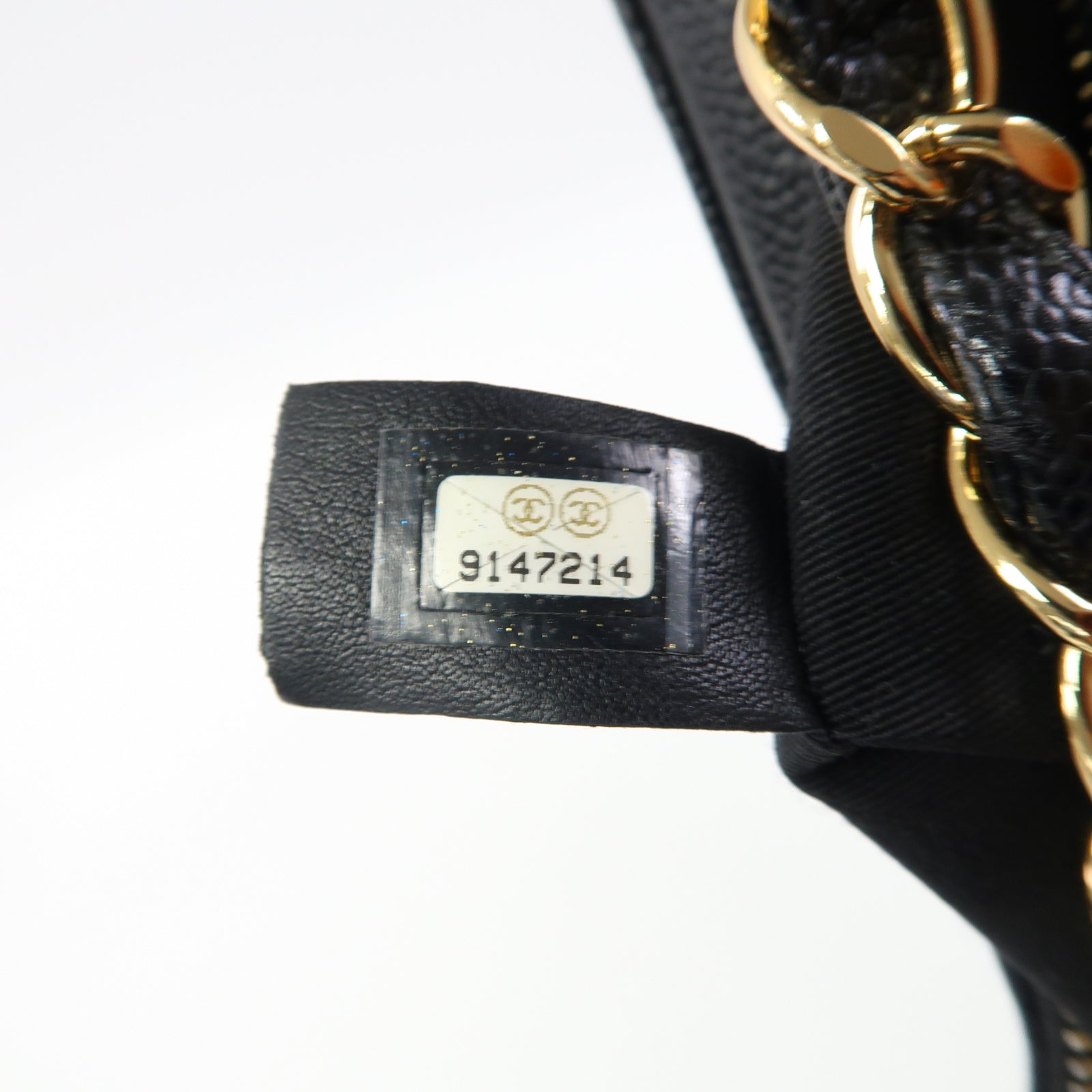 CHANEL 菱格牛皮皮革Vintage Shoulder Bag金扣肩背袋黑色