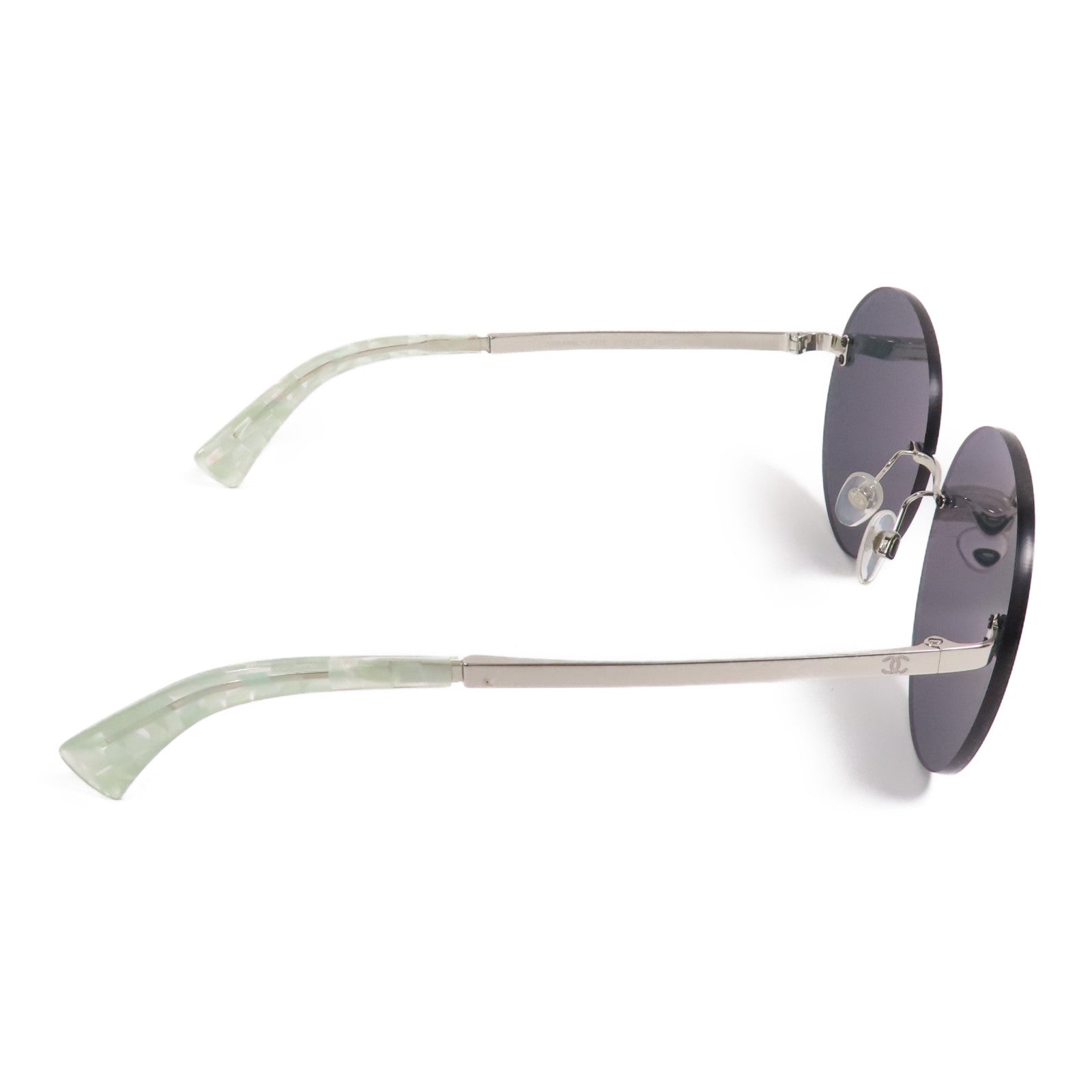 CHANEL 金屬/PVC Sunglass太陽眼鏡