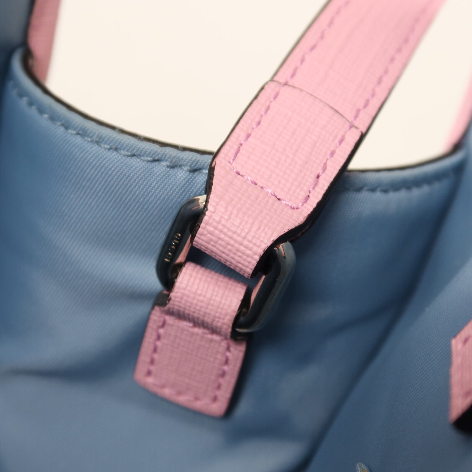 GUCCI 塗層帆布Tote Bag銀扣手挽肩背兩用袋