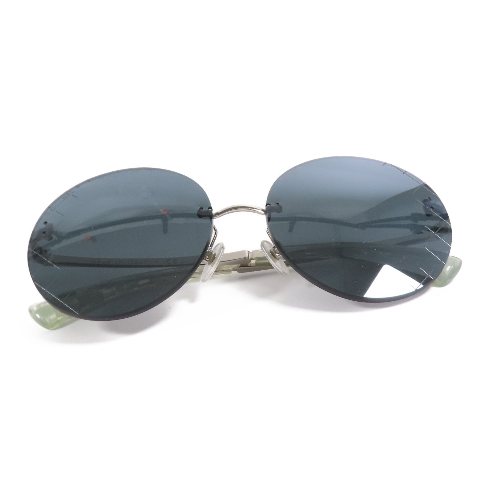 CHANEL 金屬/PVC Sunglass太陽眼鏡