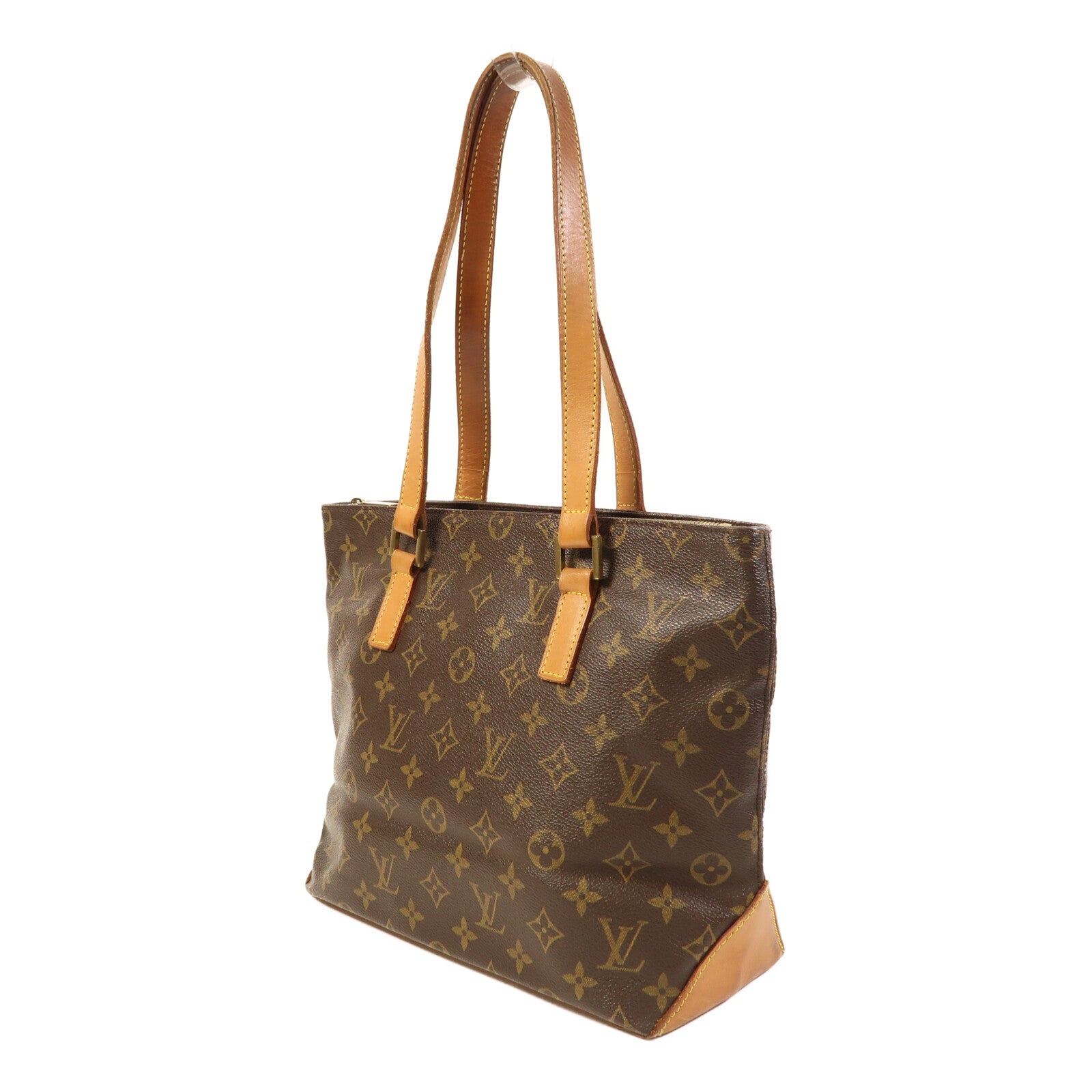 LOUIS VUITTON Monogram Cabas Piano金扣肩背袋
