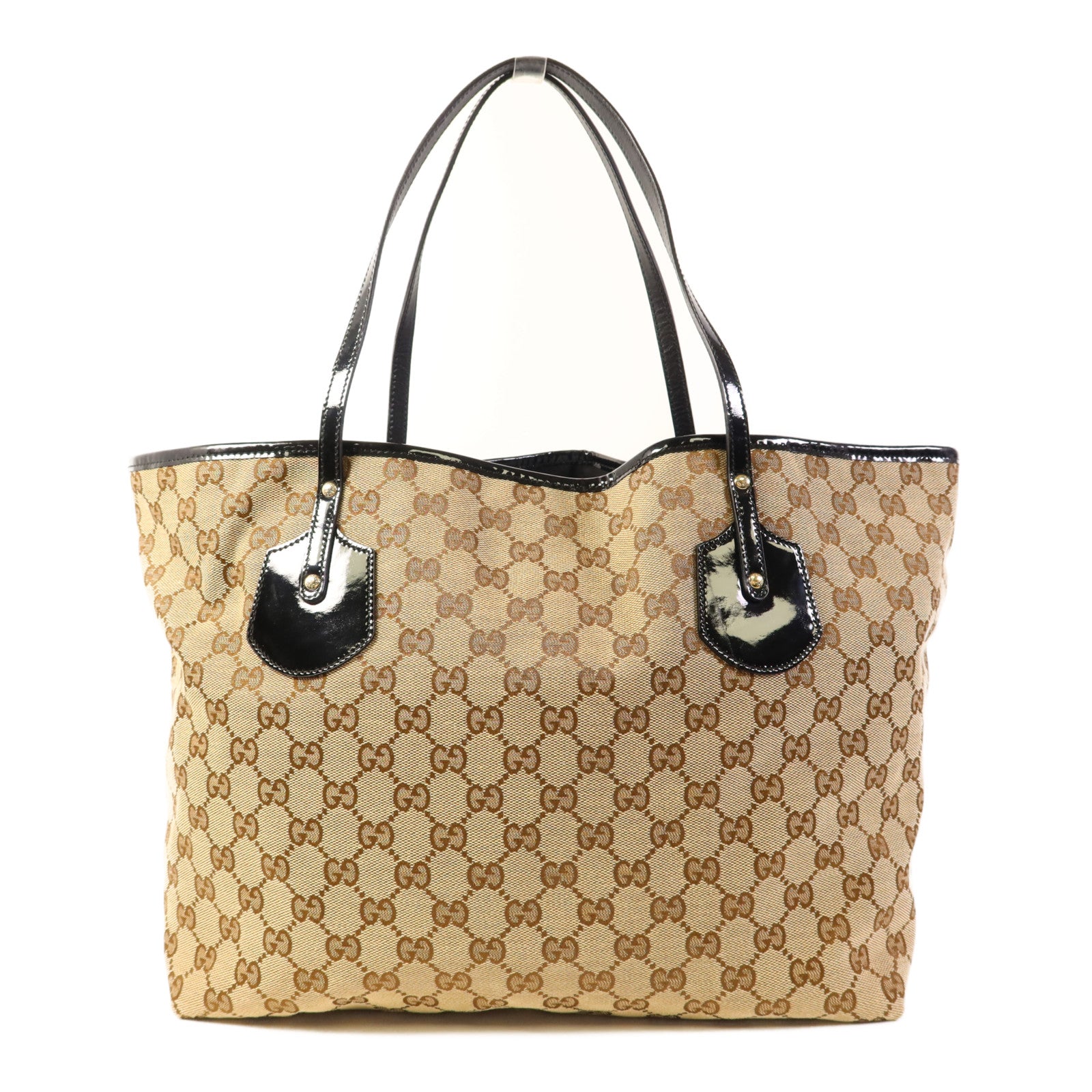 GUCCI 帆布Jolie Tote金扣肩背袋/手挽袋