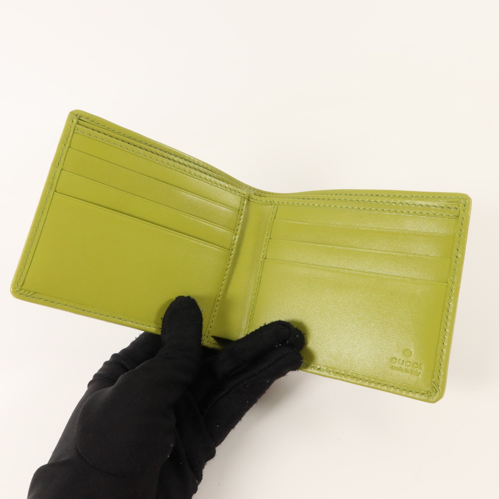 GUCCI 塗層帆布Bifold Wallet錢包