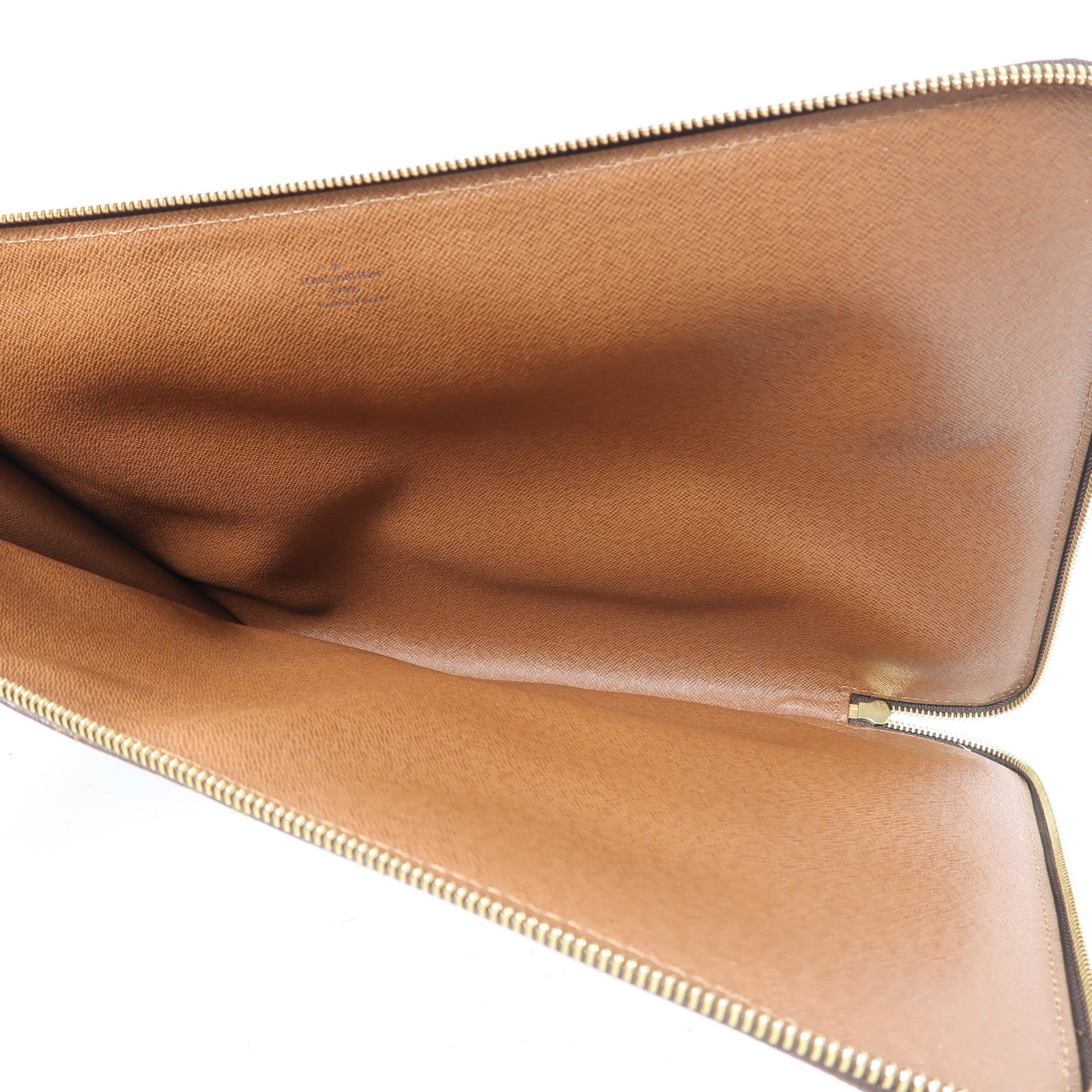 LOUIS VUITTON 【激減優惠】Monogram Accessories Pouch金扣手拿包啡色