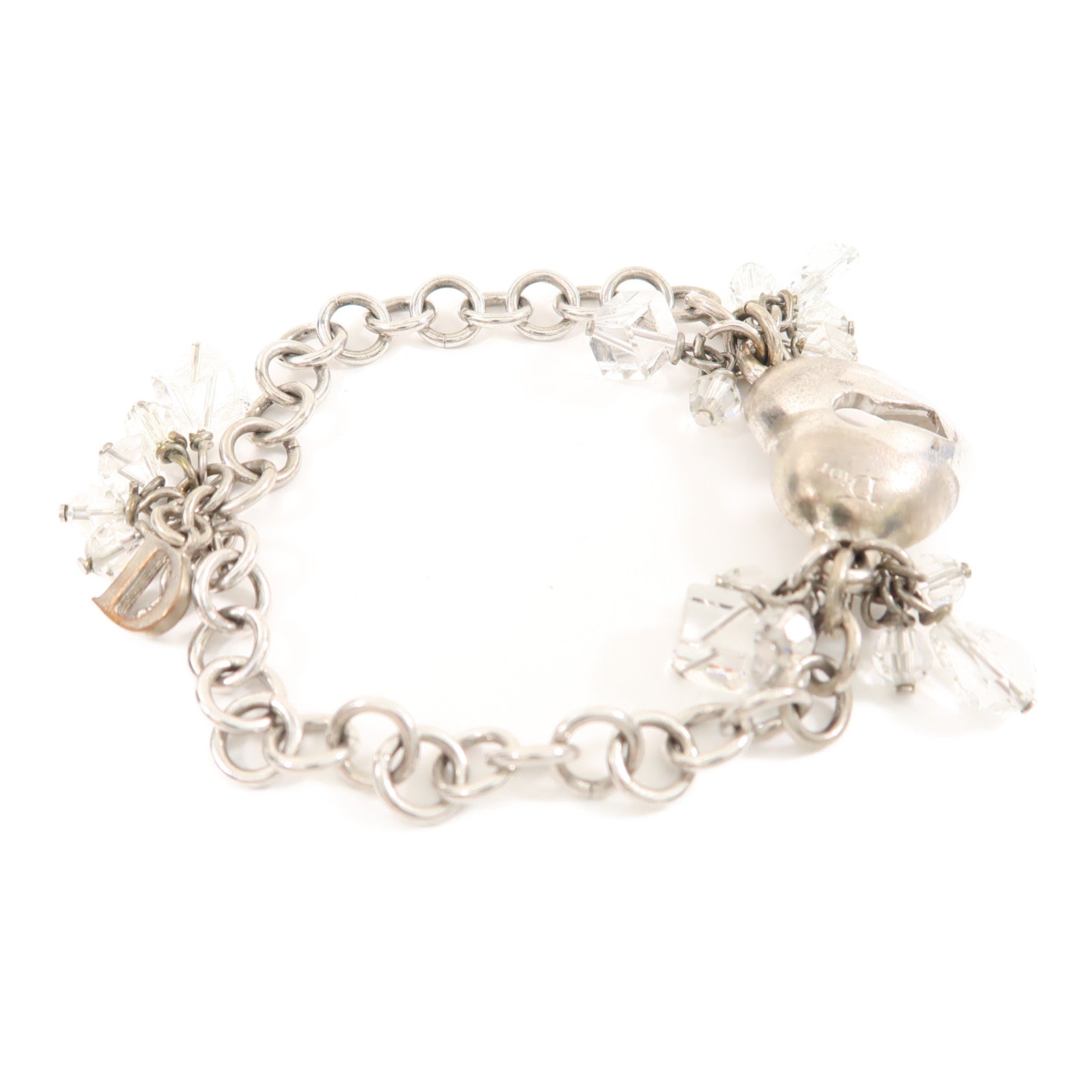 Dior PVC/金屬Bracelet手鏈銀色