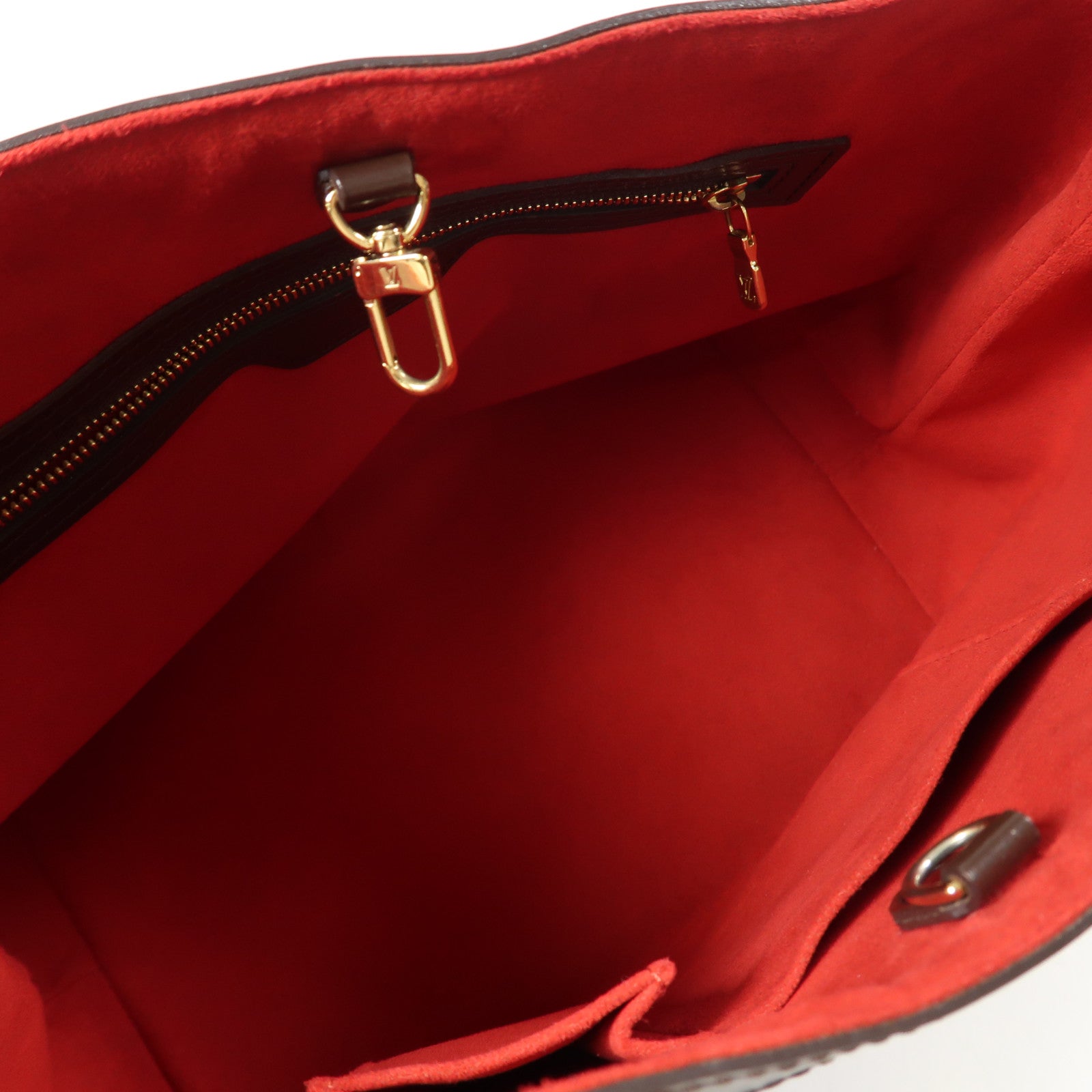 LOUIS VUITTON 【激減優惠】Damier Hampstead PM金扣手挽袋