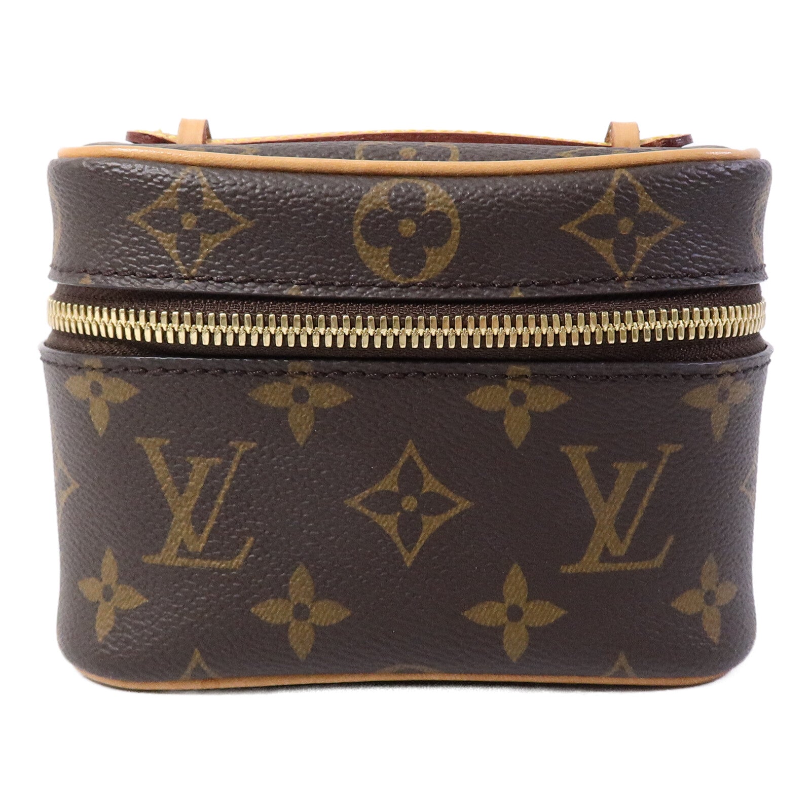 LOUIS VUITTON Monogram Nice Nano金扣化妝袋