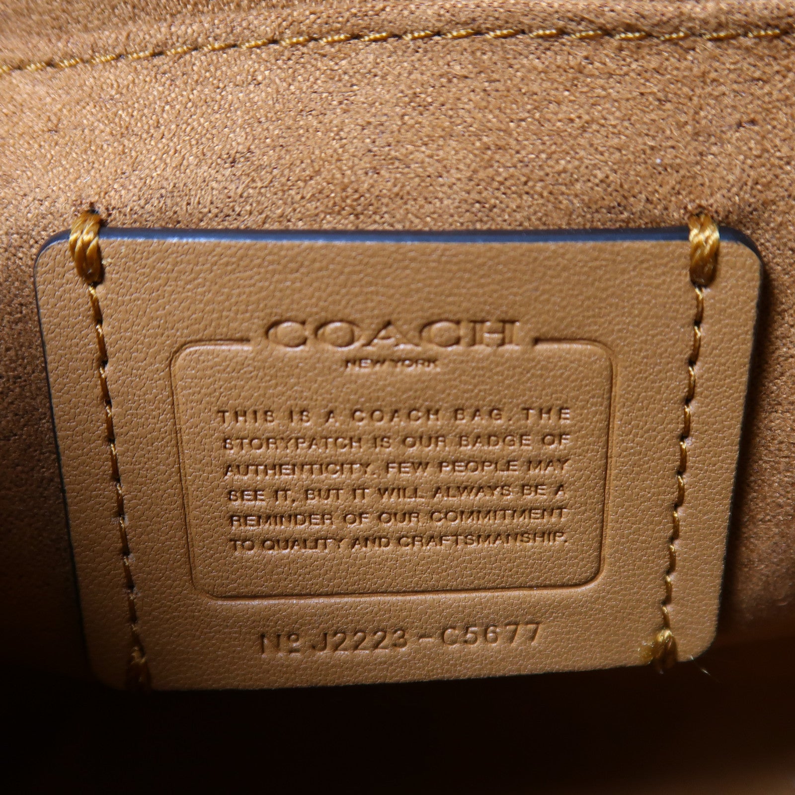COACH 牛皮皮革Backpack金扣鏈帶背包黑色