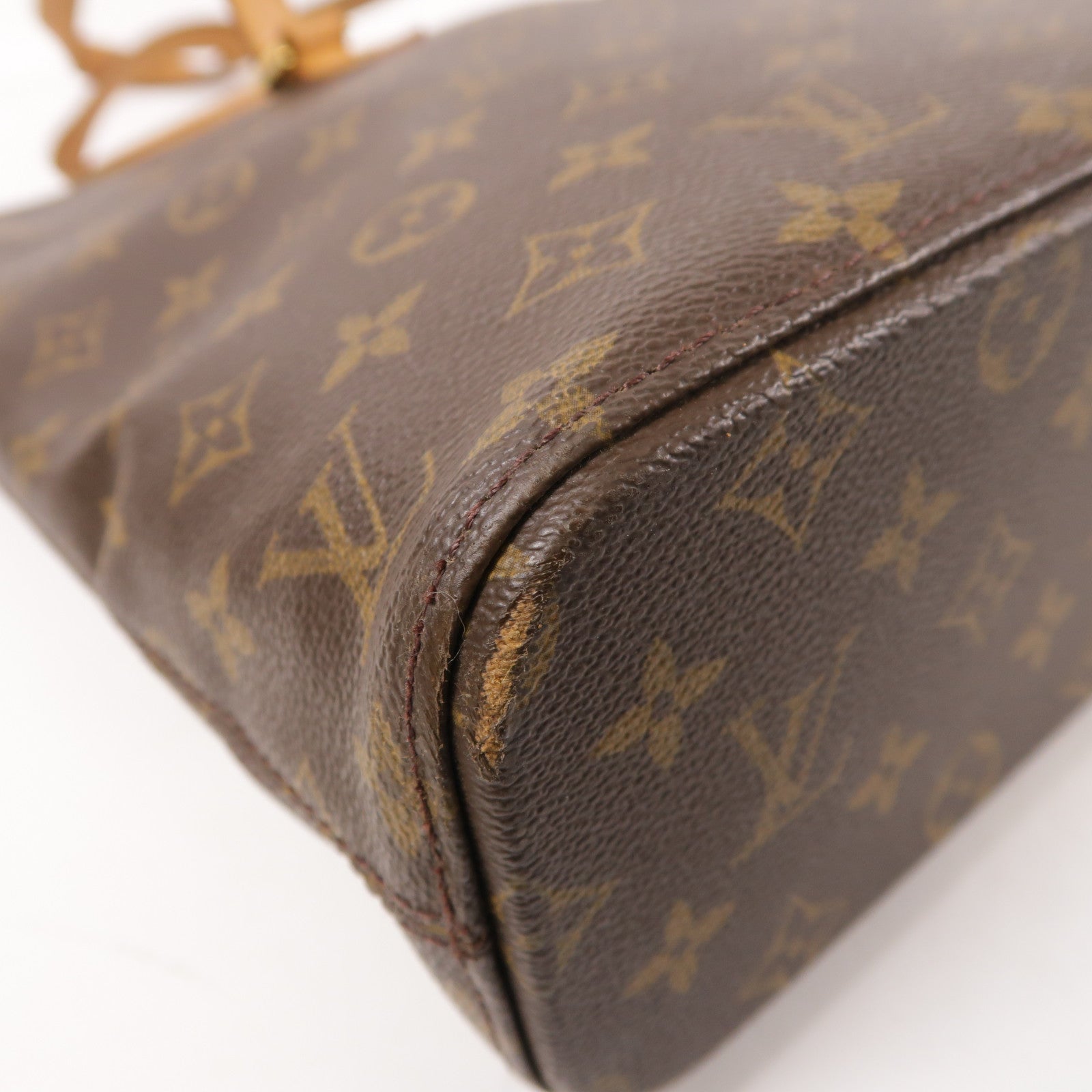 LOUIS VUITTON Monogram Luco Tote Bag金扣肩背袋棕色