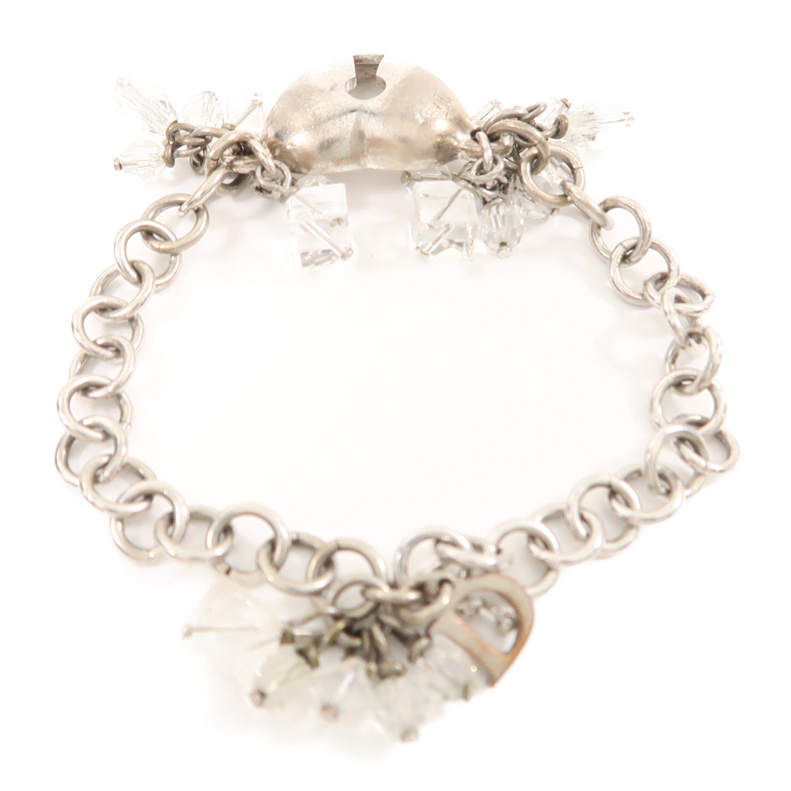 Dior PVC/金屬Bracelet手鏈銀色