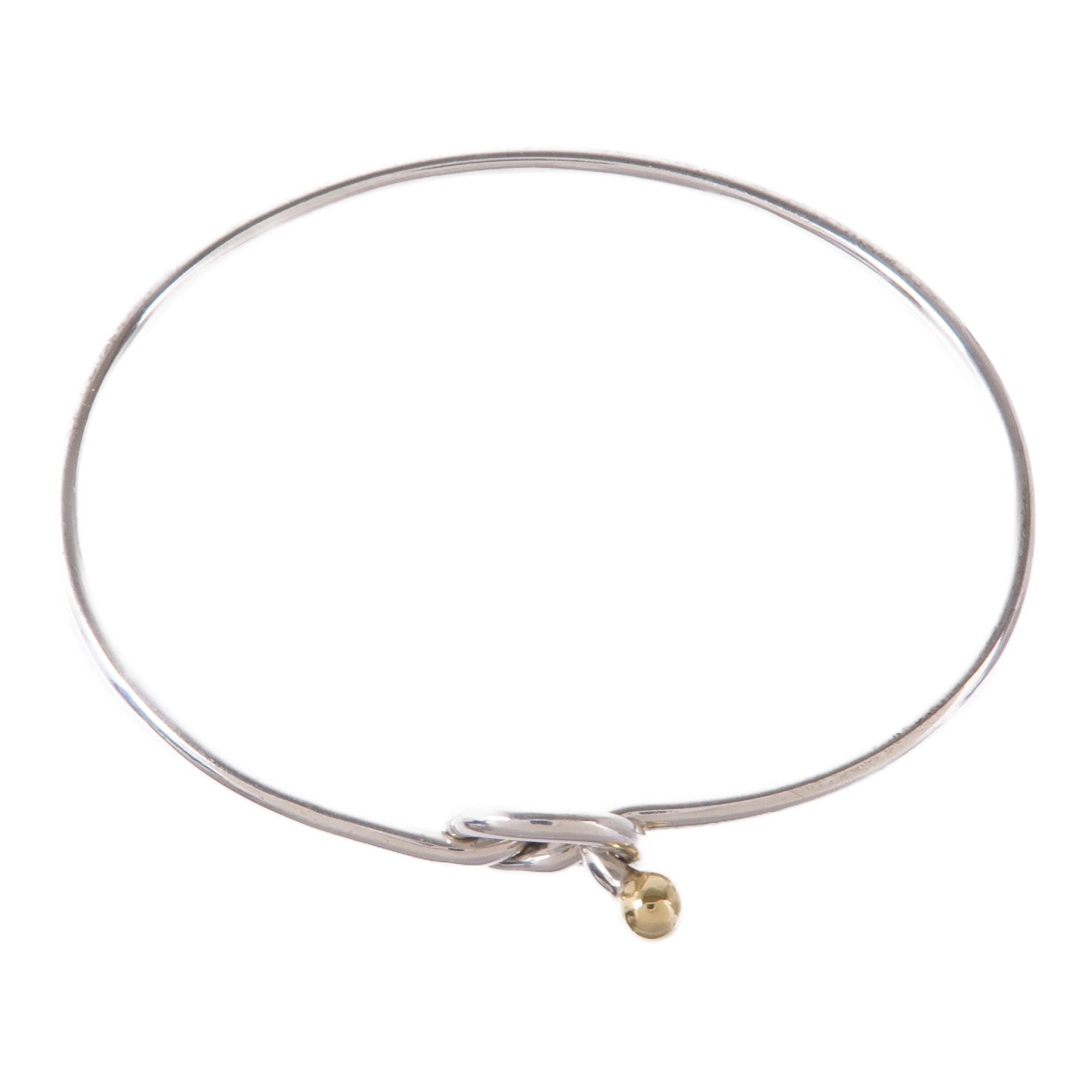 TIFFANY¡®CO Bracelet Bangle 925 Sterling Silver 18K Yellow Gold
