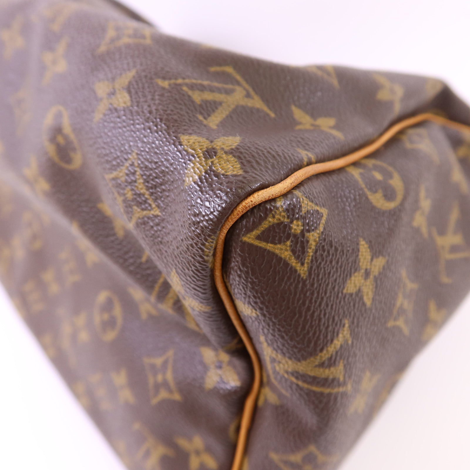 LOUIS VUITTON Monogram Speedy 30金扣手挽袋