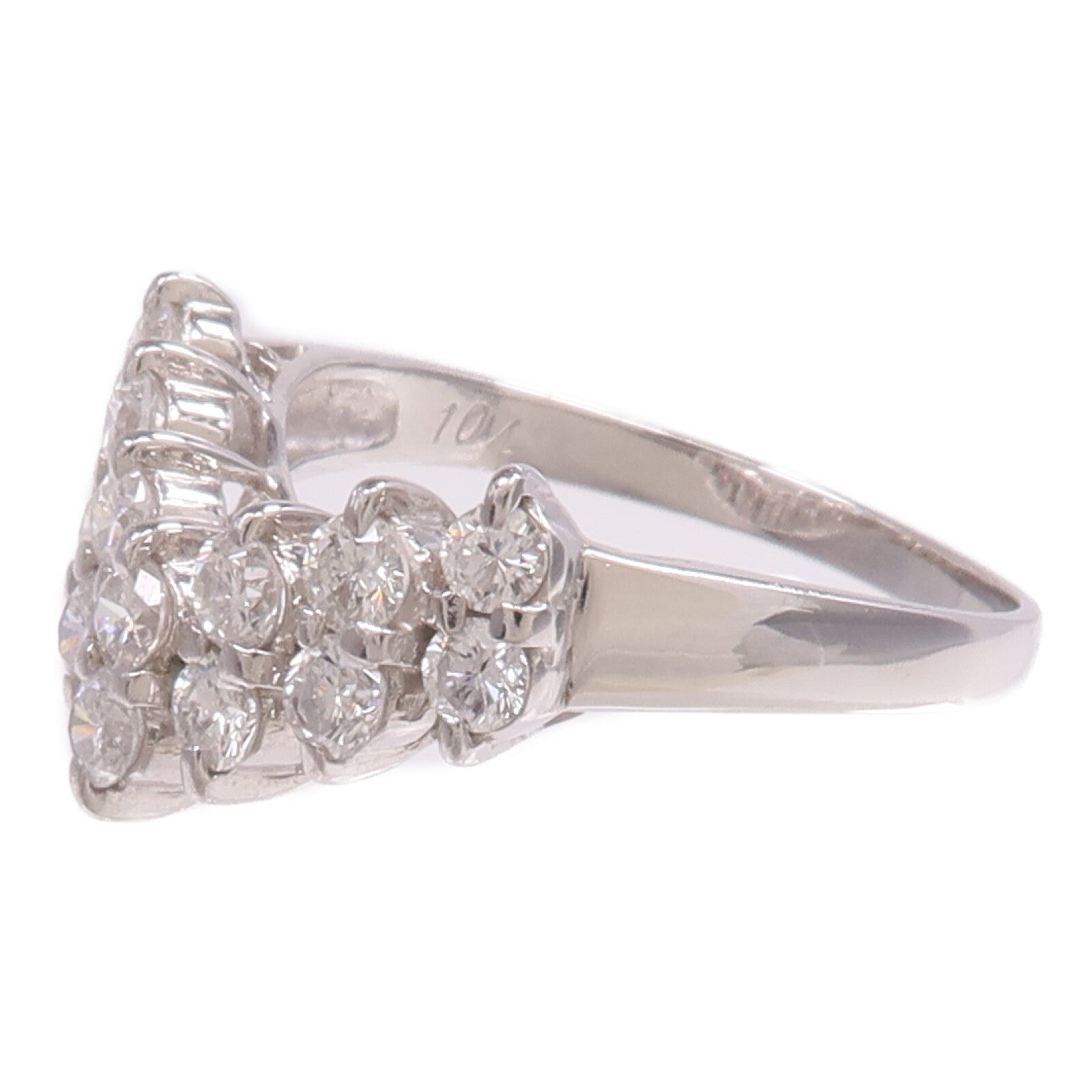 JEWELRY 【激減優惠】PT900鉑金Diamond Ring鑽石戒指US#8.25