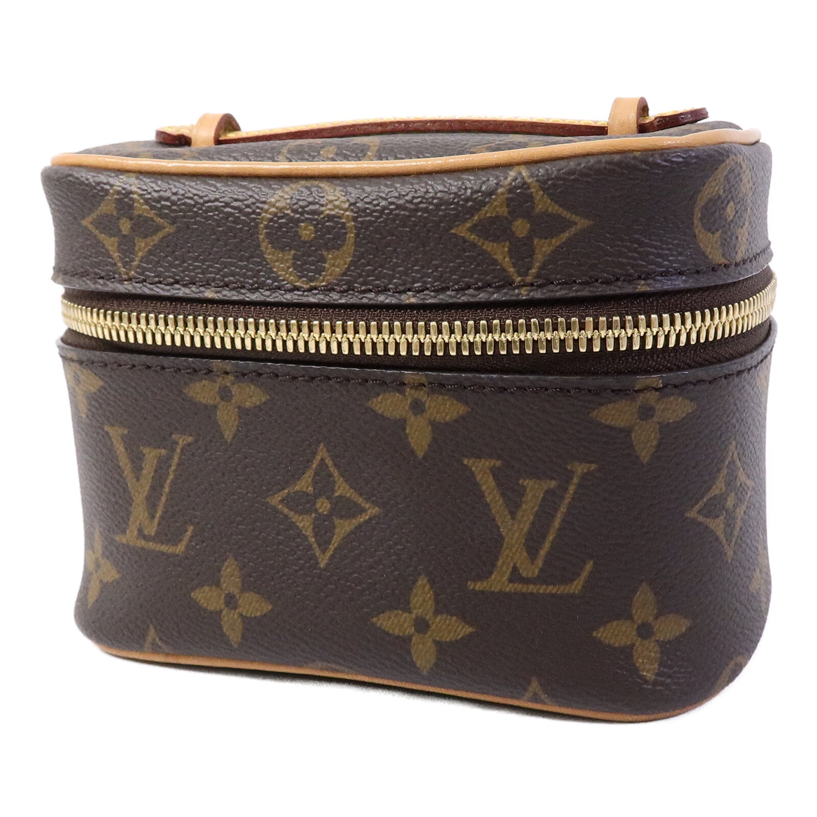 LOUIS VUITTON Monogram Nice Nano金扣化妝袋